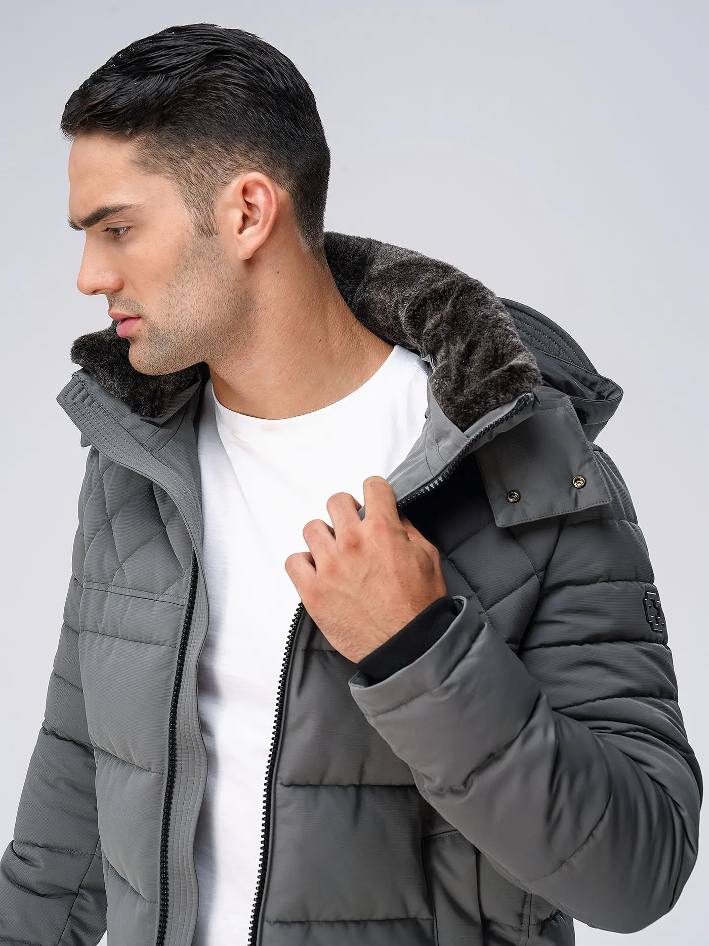 STRELLSON | Steppjacke ASOLA | hellgrau