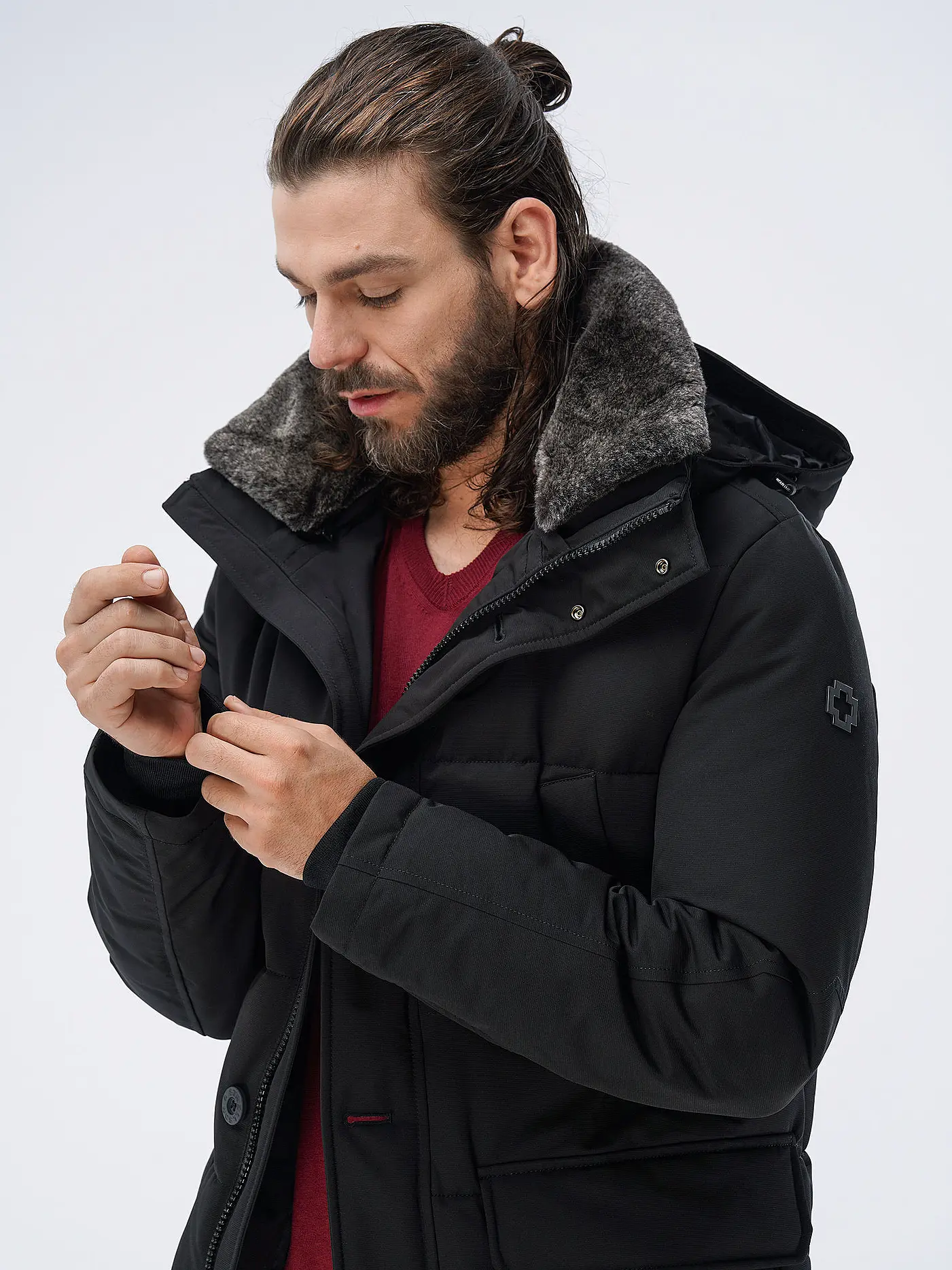 STRELLSON | Steppjacke PLAZA | schwarz