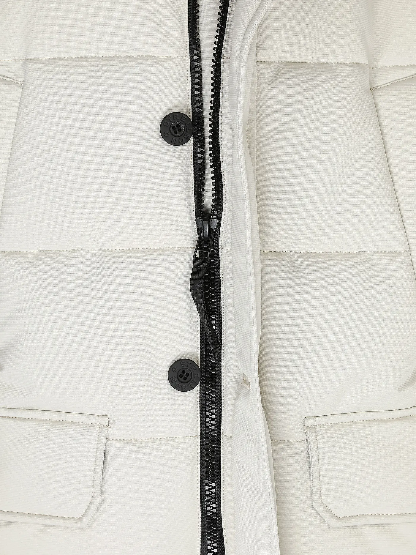 STRELLSON | Steppjacke PLAZA | hellgrau