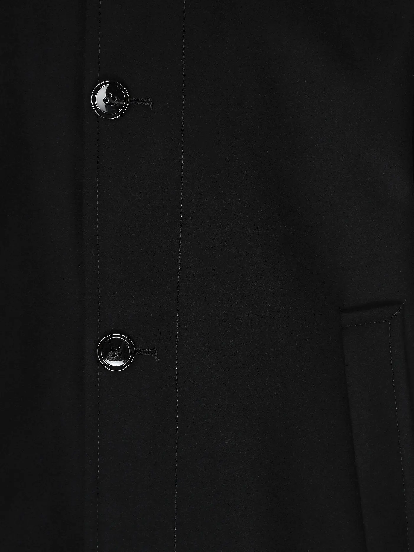 STRELLSON | Wollmantel  | schwarz