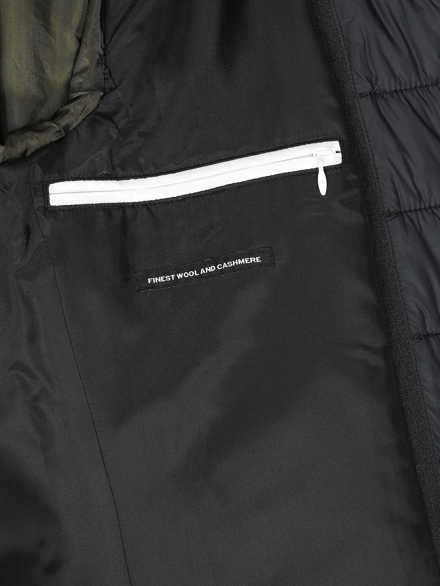 STRELLSON | Wollmantel  | schwarz