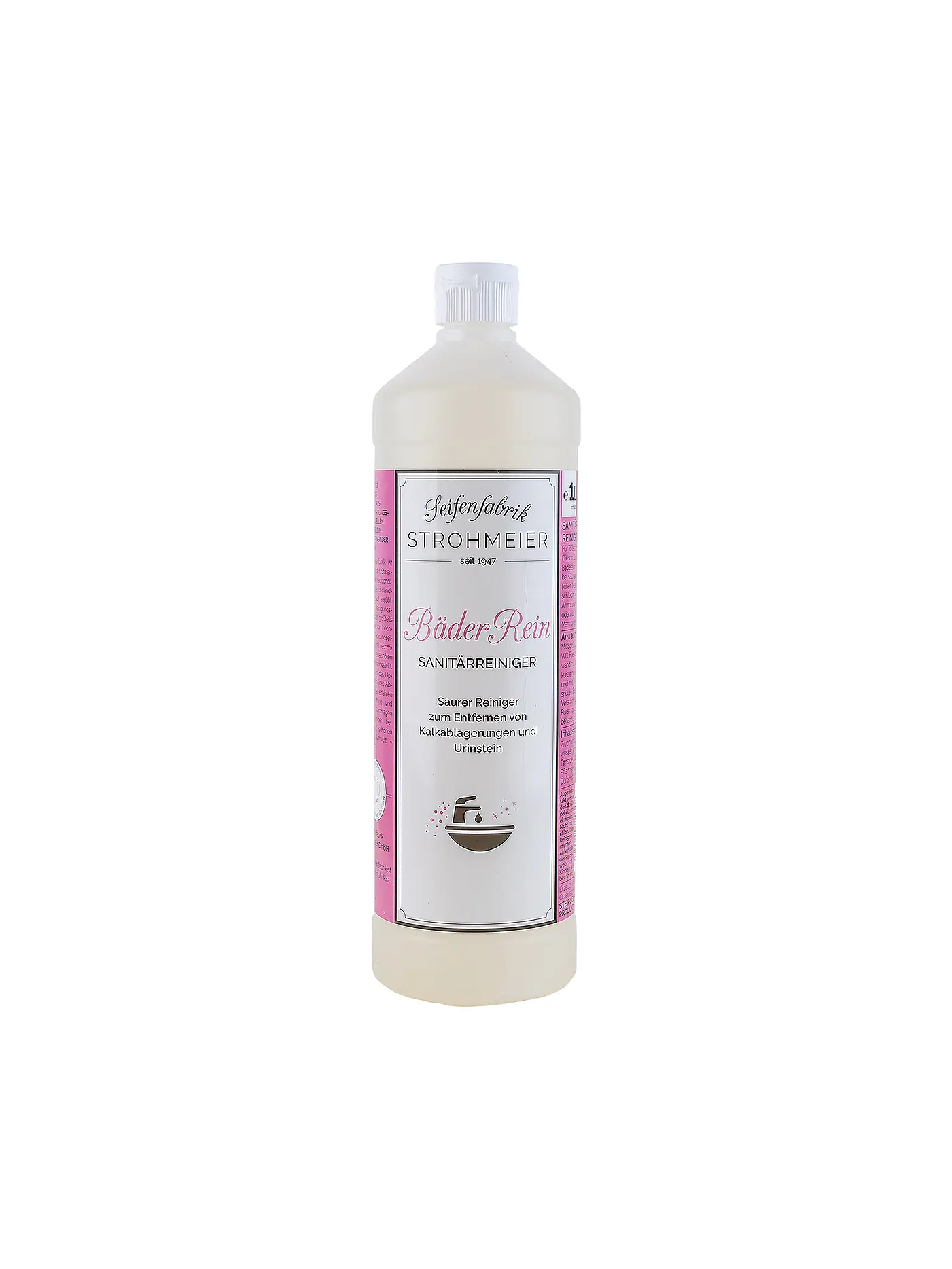 STROHMEIER | BäderRein Sanitärreiniger 1 Liter | creme
