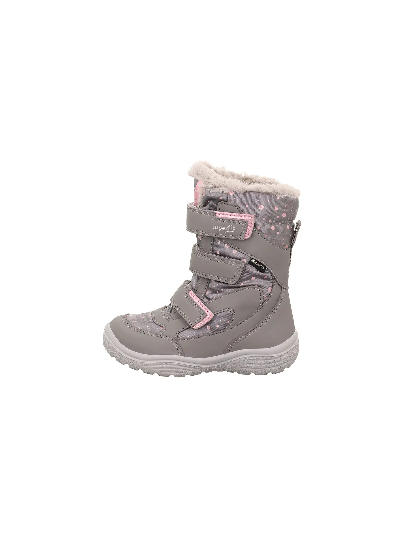 SUPERFIT | Mädchen Stiefel CRYSTAL | hellgrau