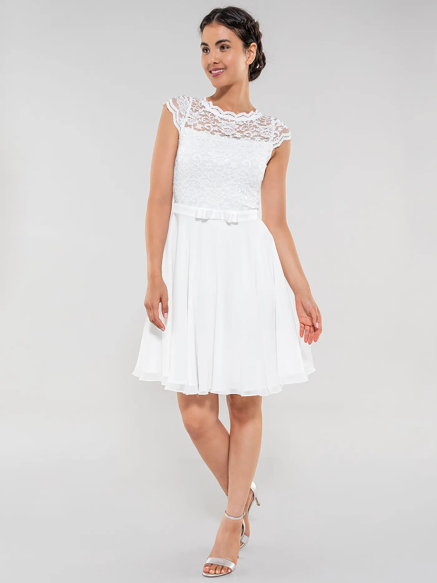 SWING | Cocktailkleid | weiss