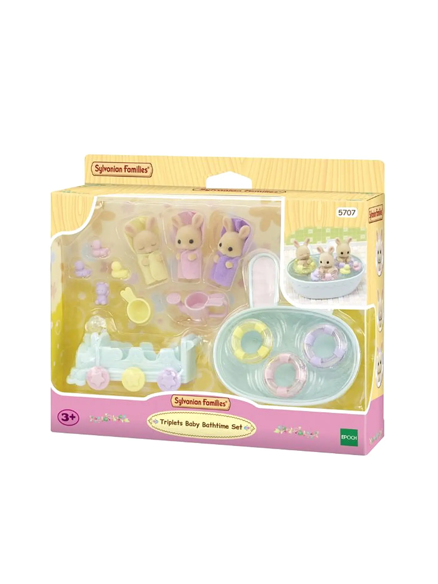 SYLVANIAN FAMILIES | Milchhasen Bade Spielset 5707 | keine Farbe