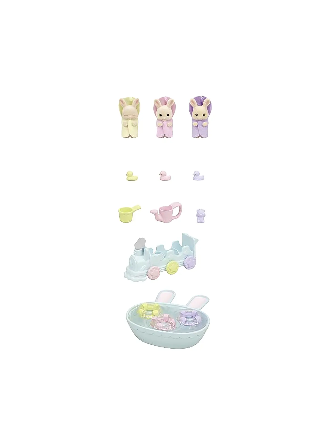 SYLVANIAN FAMILIES | Milchhasen Bade Spielset 5707 | keine Farbe