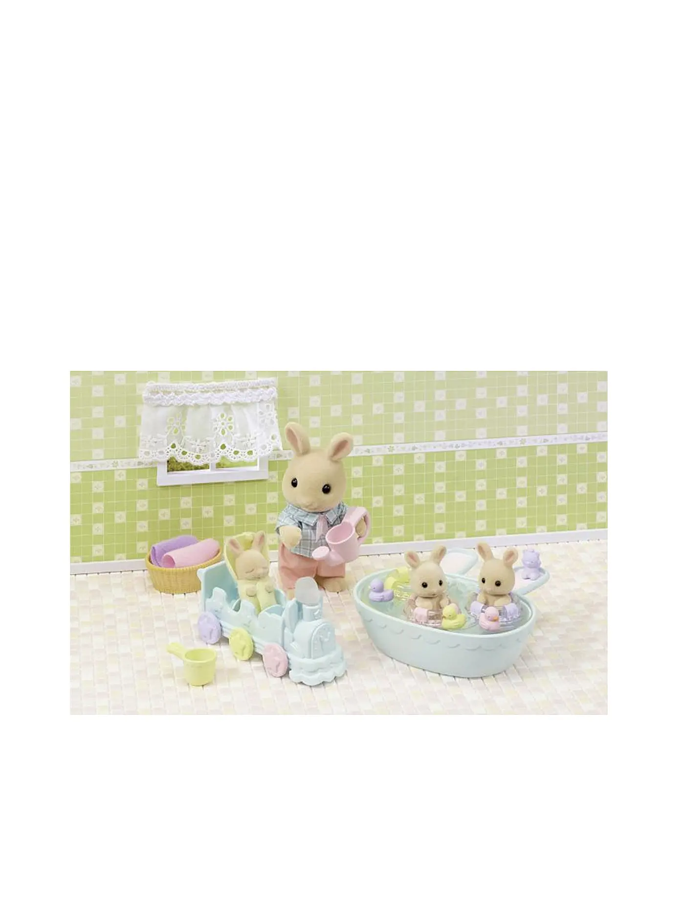 SYLVANIAN FAMILIES | Milchhasen Bade Spielset 5707 | keine Farbe