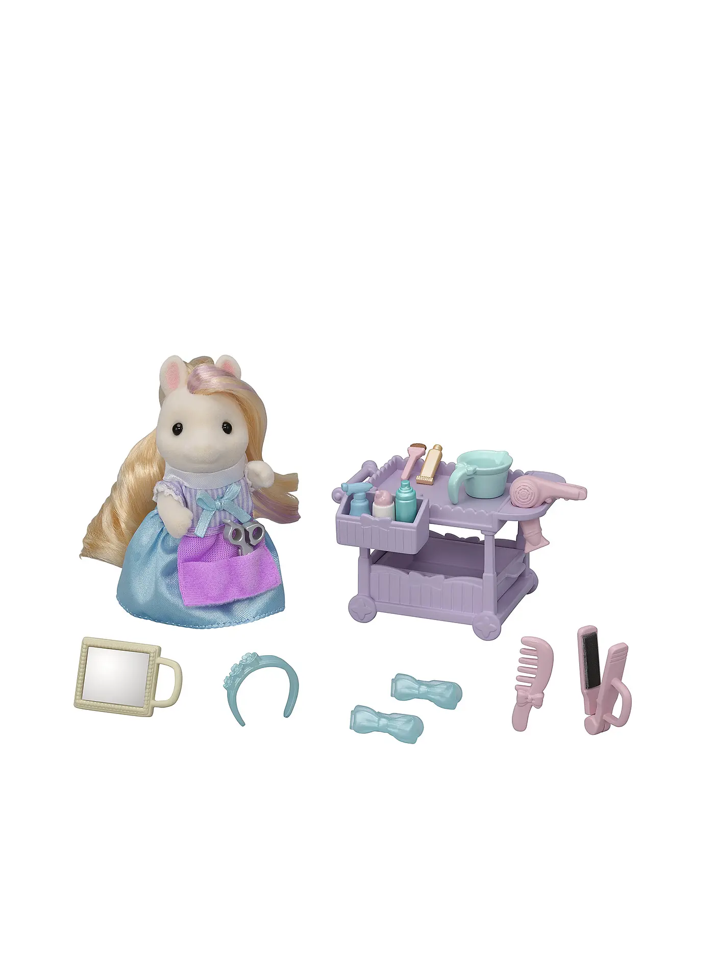 SYLVANIAN FAMILIES | Pony Friseur Spielset mit Figur | keine Farbe
