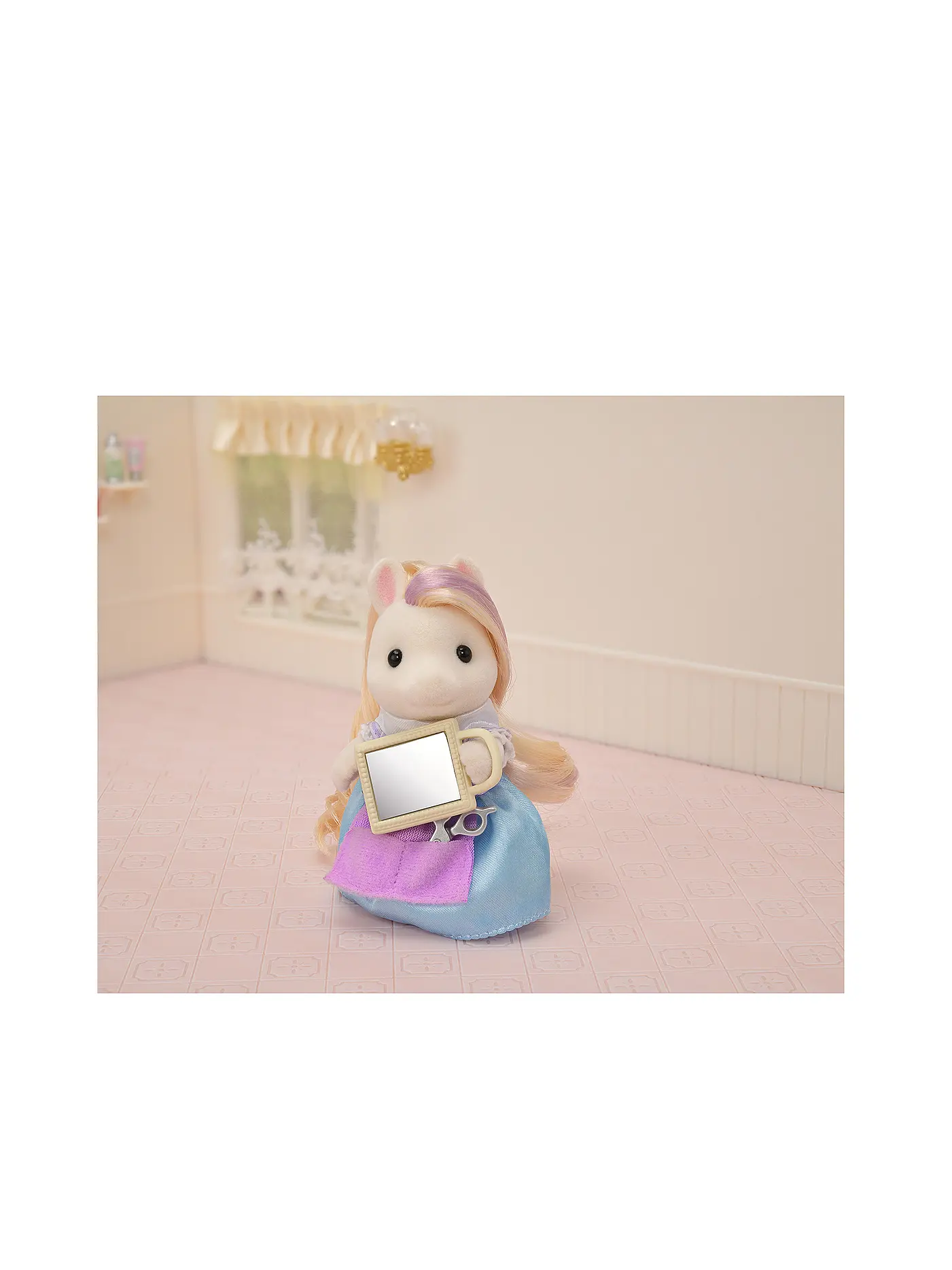 SYLVANIAN FAMILIES | Pony Friseur Spielset mit Figur | keine Farbe