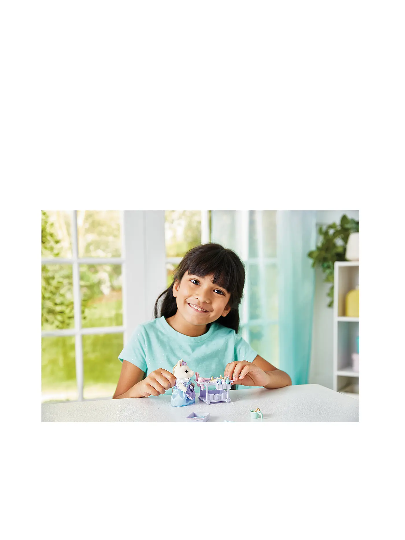 SYLVANIAN FAMILIES | Pony Friseur Spielset mit Figur | keine Farbe