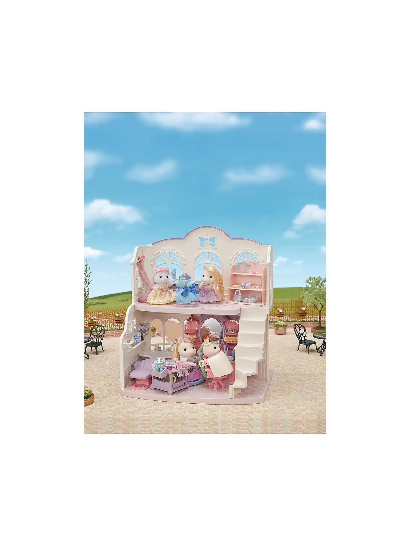 SYLVANIAN FAMILIES | Pony Friseur Spielset mit Figur | keine Farbe