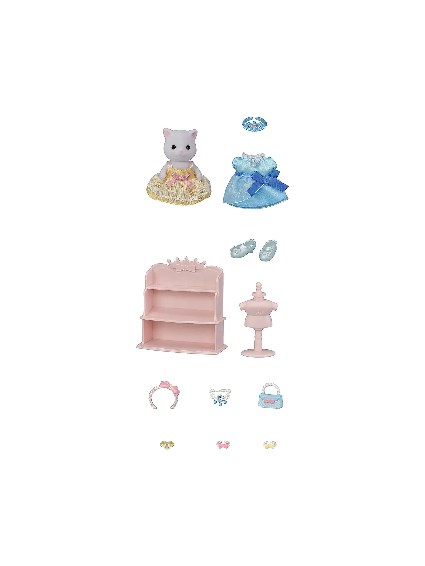 SYLVANIAN FAMILIES | Prinzessinnen Ankleideset mit Figur | keine Farbe