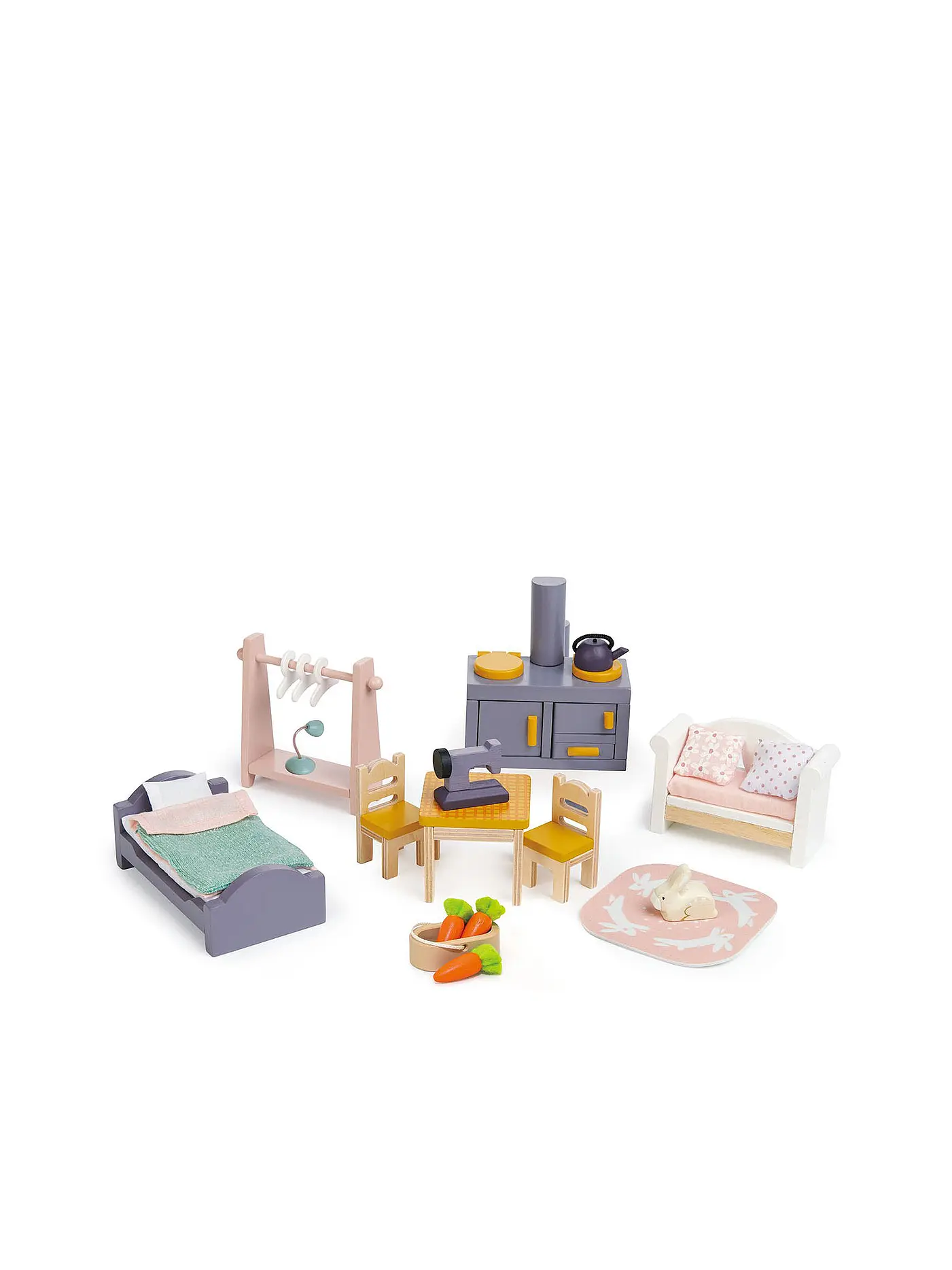 TENDER LEAF TOYS | Puppenhaus Cottontail aus Holz | keine Farbe