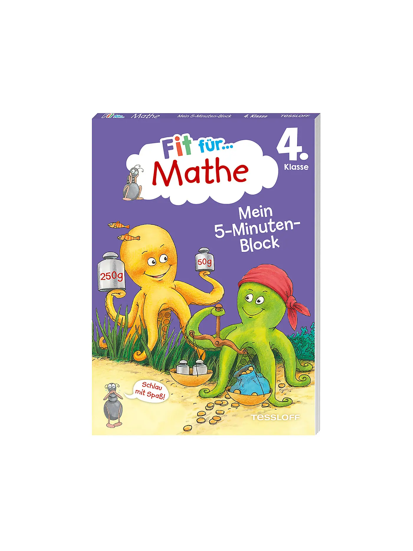 TESSLOFF VERLAG | Fit für Mathe 4. Klasse - Mein 5-Minuten Block | keine Farbe
