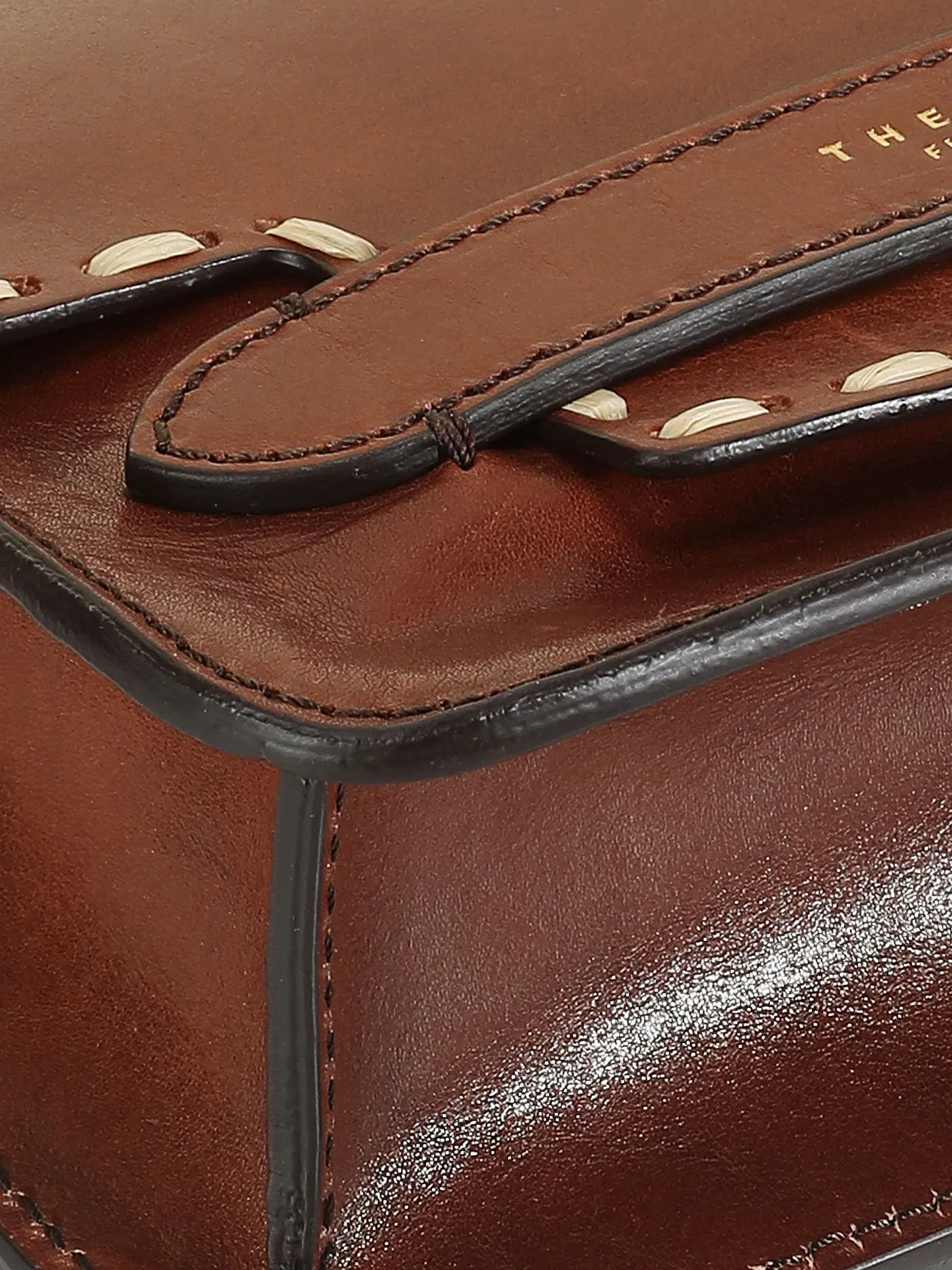 THE BRIDGE | Ledertasche - Mini Bag LUCREZIA WOW  | braun