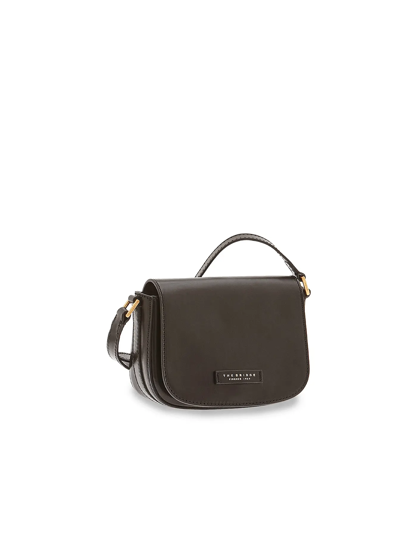 THE BRIDGE | Ledertasche - Mini Bag | schwarz