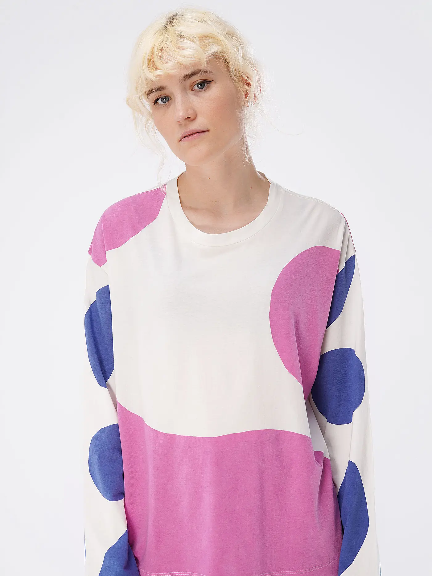 THINKING MU | Langarmshirt EMILY  | creme