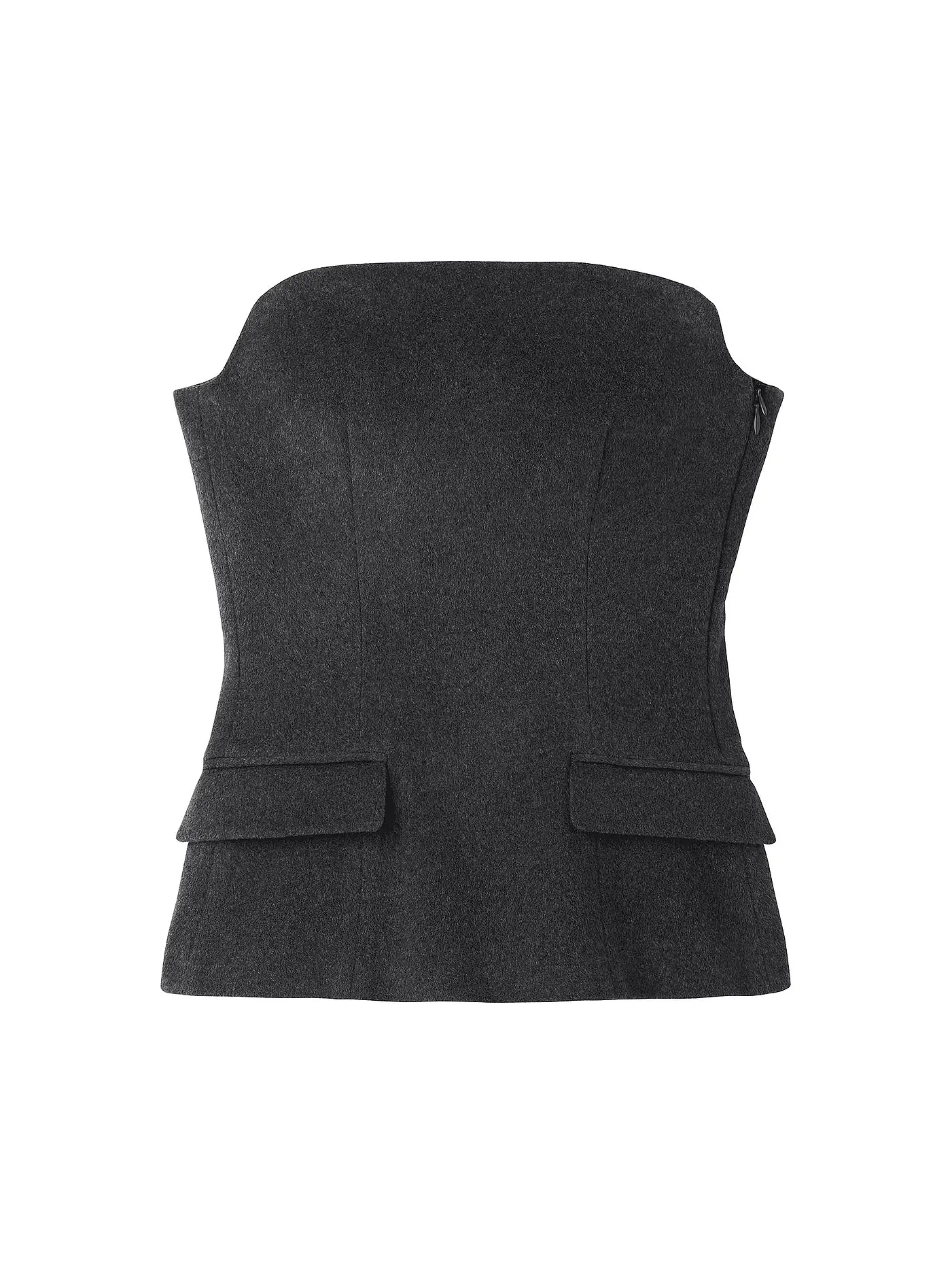 TIGER OF SWEDEN | Bustier DEMIITRA | grau