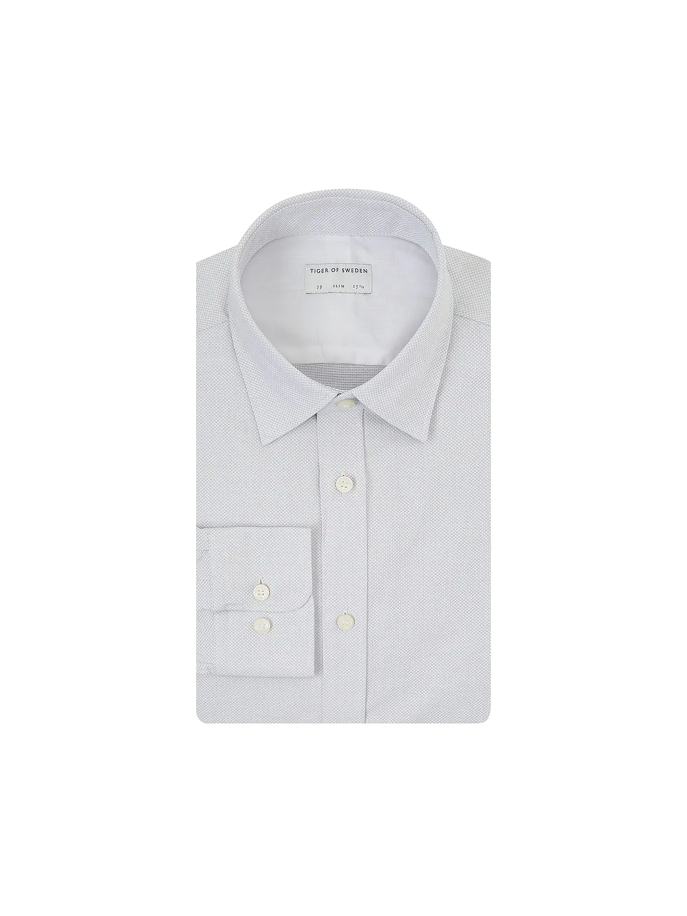 TIGER OF SWEDEN | Hemd Slim Fit ADLEY | hellgrau