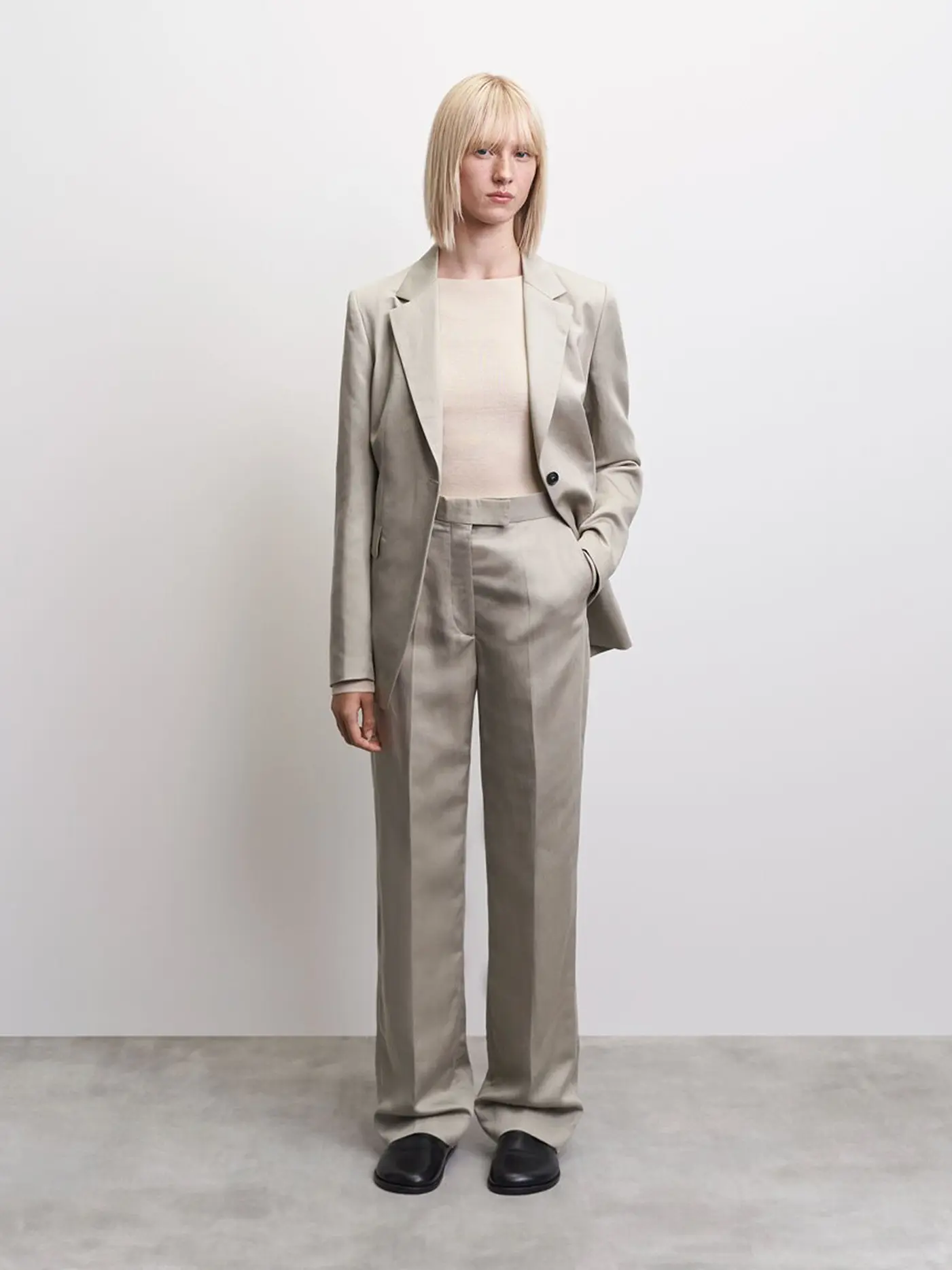 TIGER OF SWEDEN | Hose Straight Fit FRAGRIA | beige