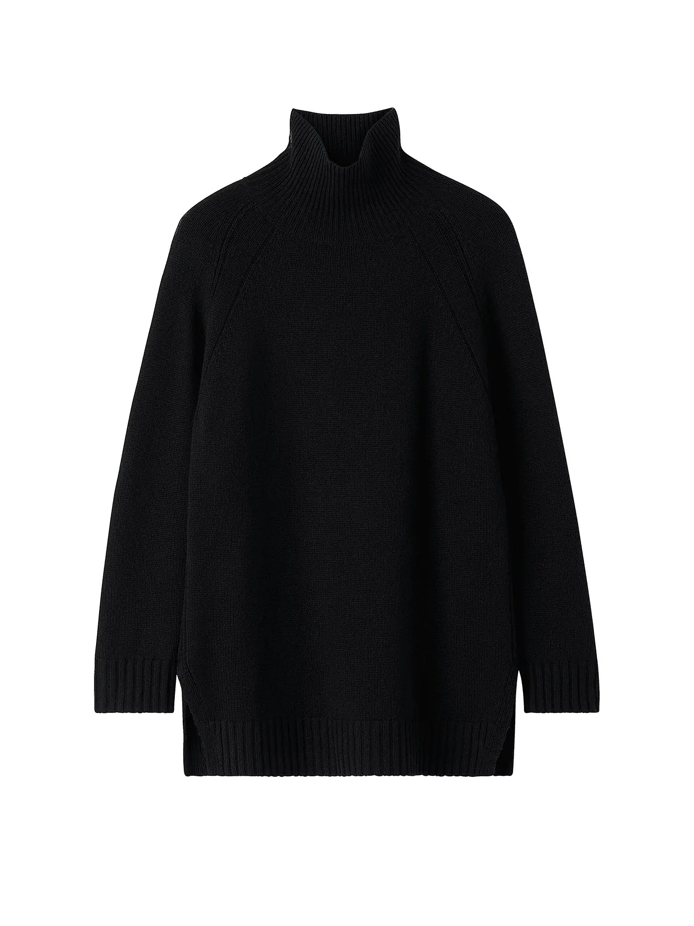 TIGER OF SWEDEN | Rollkragenpullover MOOR | schwarz