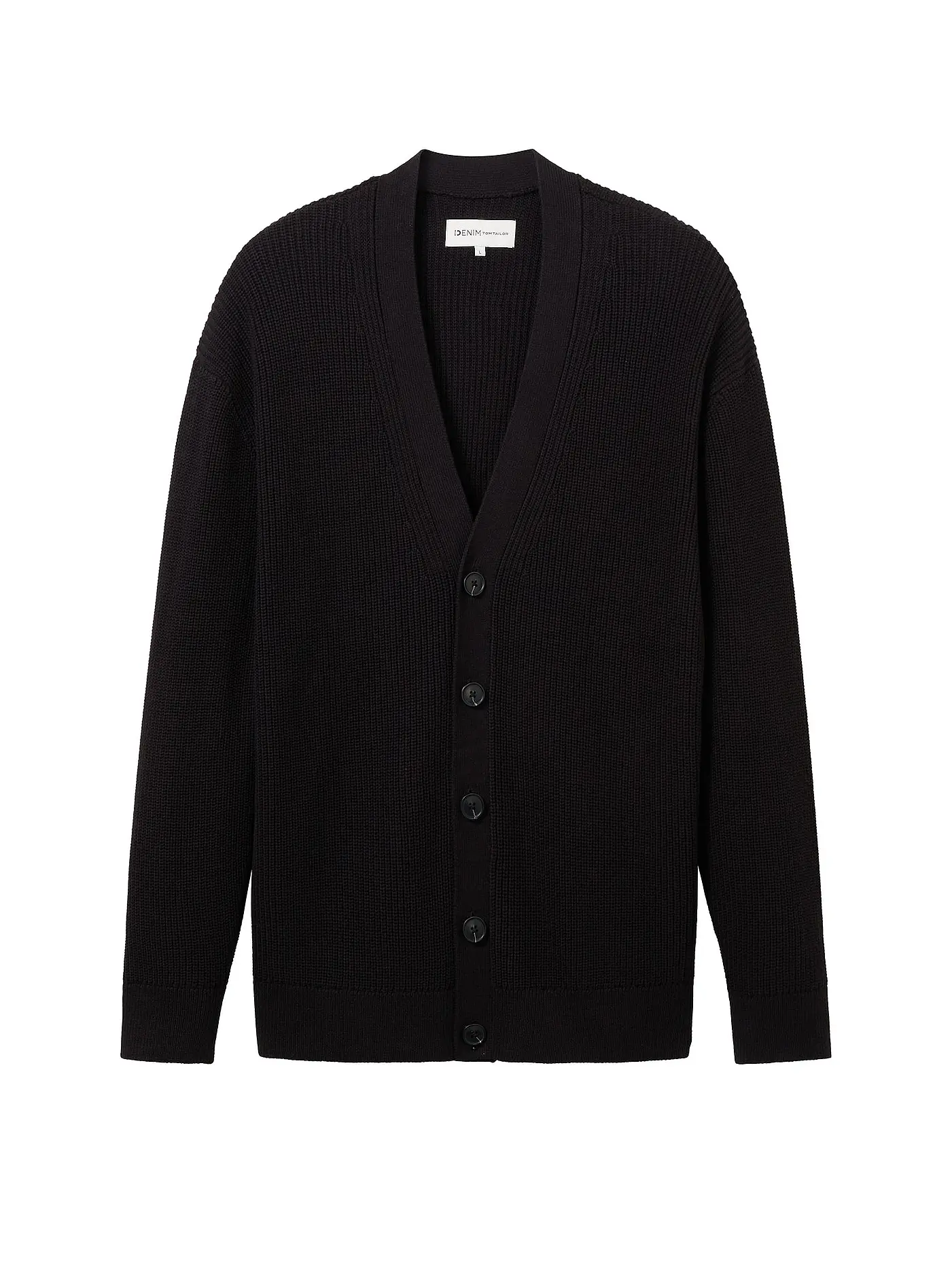 TOM TAILOR DENIM | Cardigan | schwarz