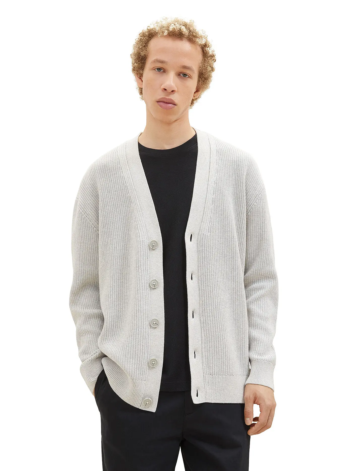 TOM TAILOR DENIM | Cardigan | grau