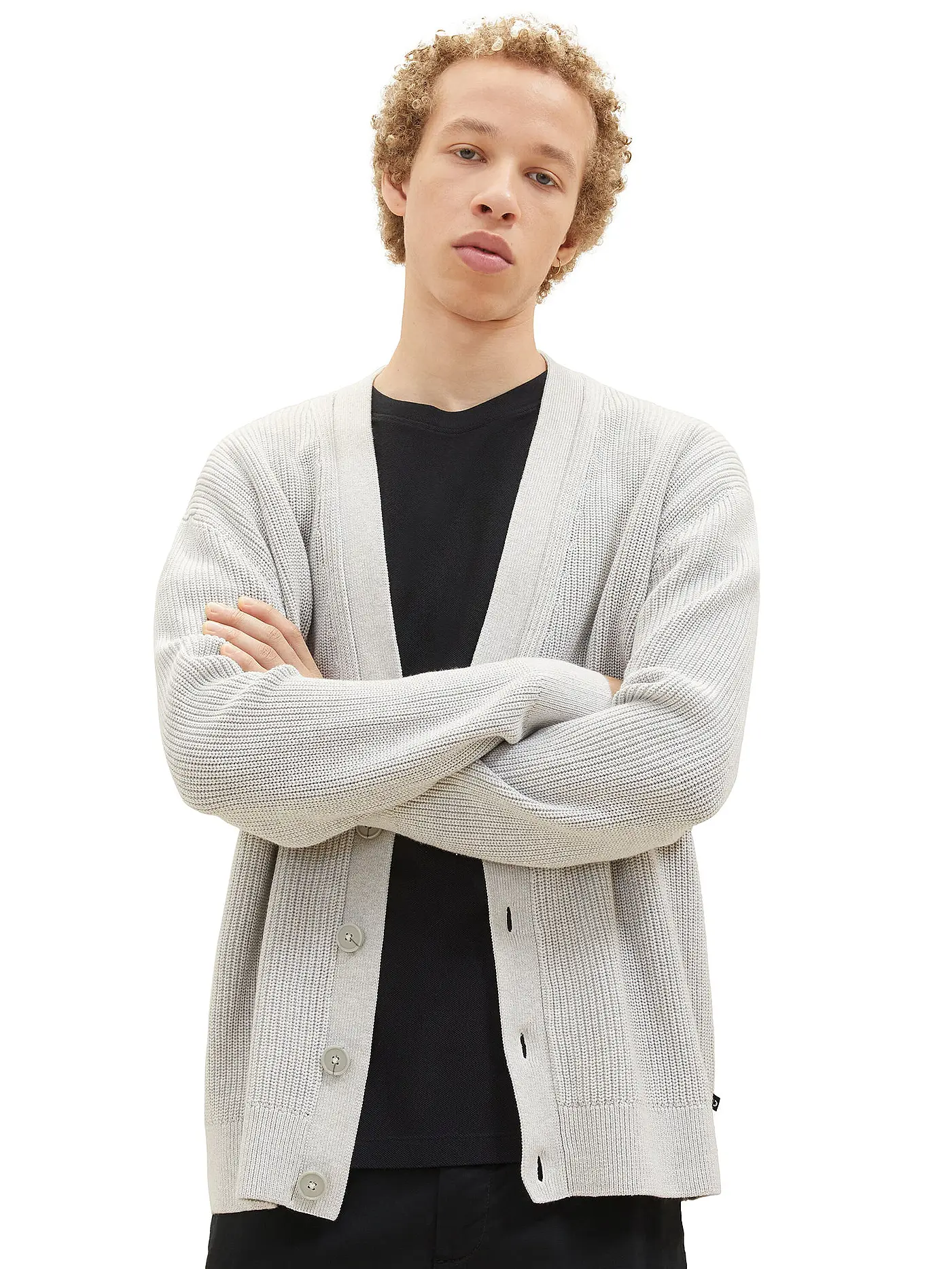 TOM TAILOR DENIM | Cardigan | grau