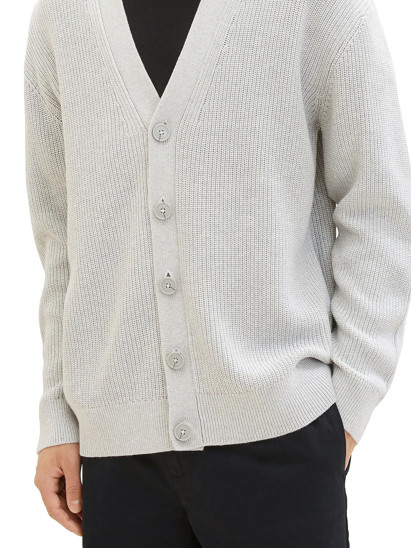 TOM TAILOR DENIM | Cardigan | grau