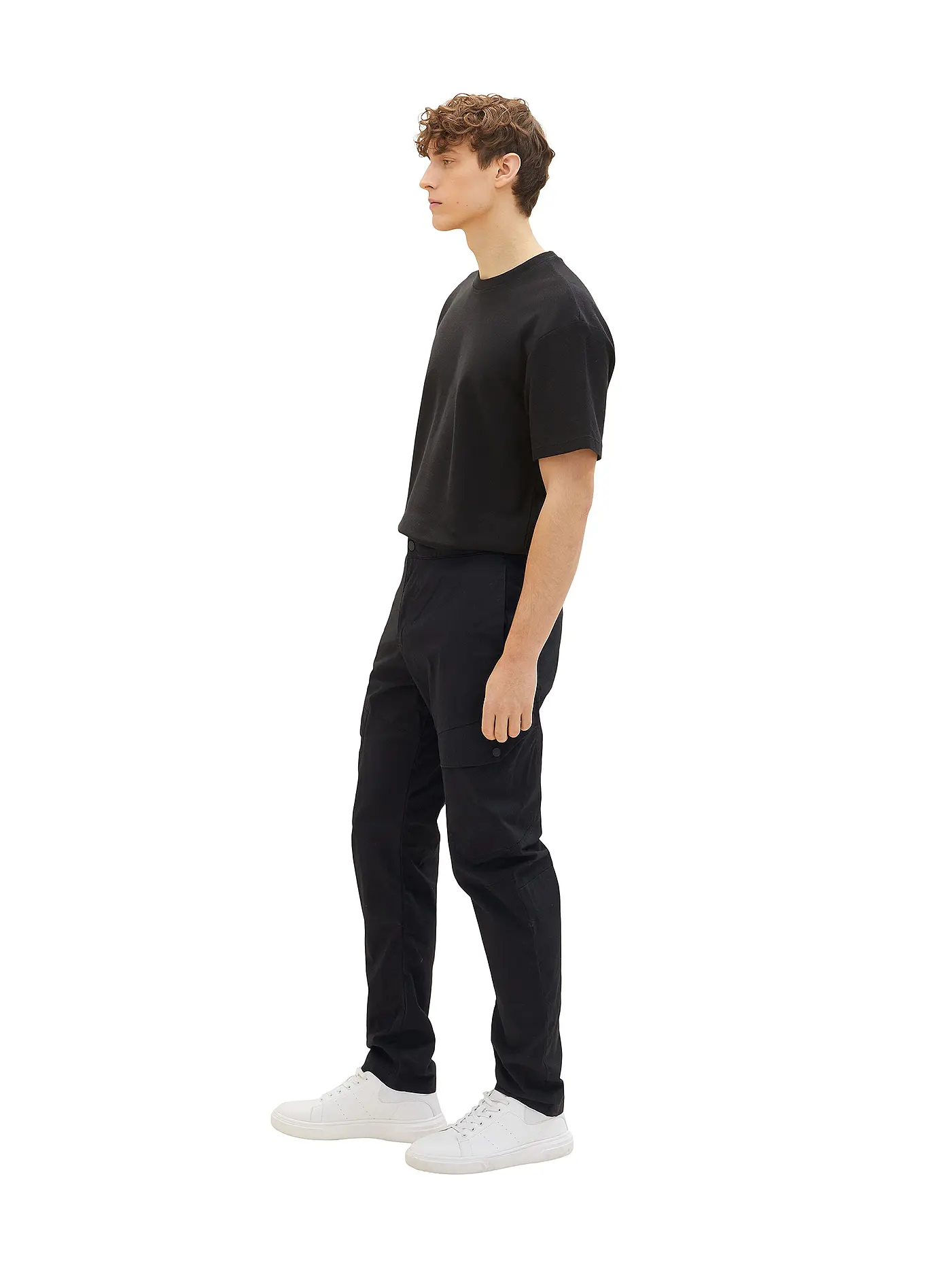 TOM TAILOR DENIM | Cargohose | schwarz