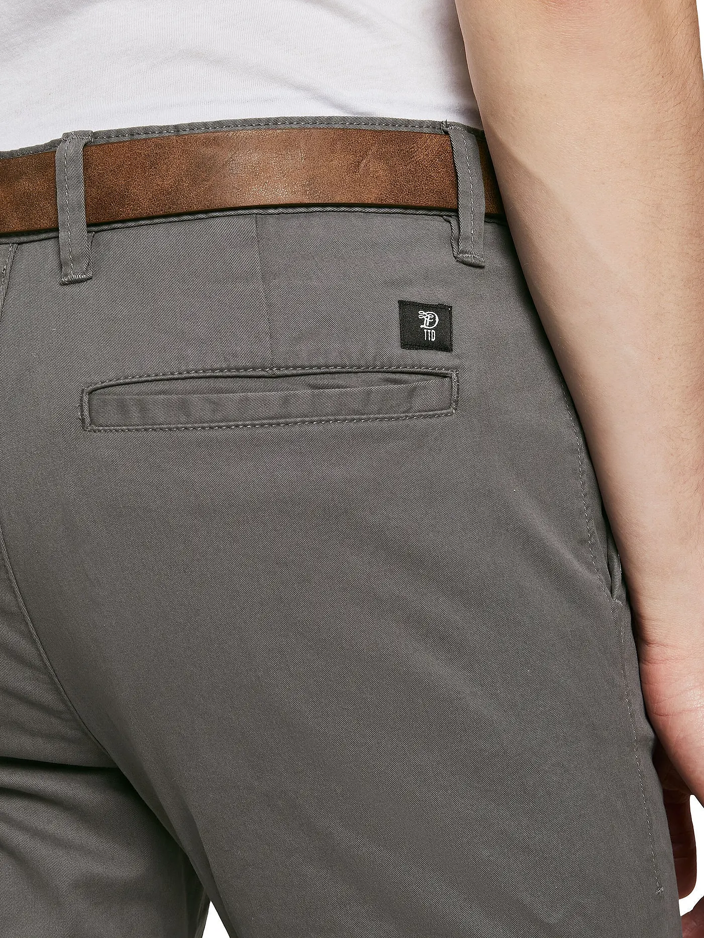 TOM TAILOR DENIM | Chino Slim Fit | grau