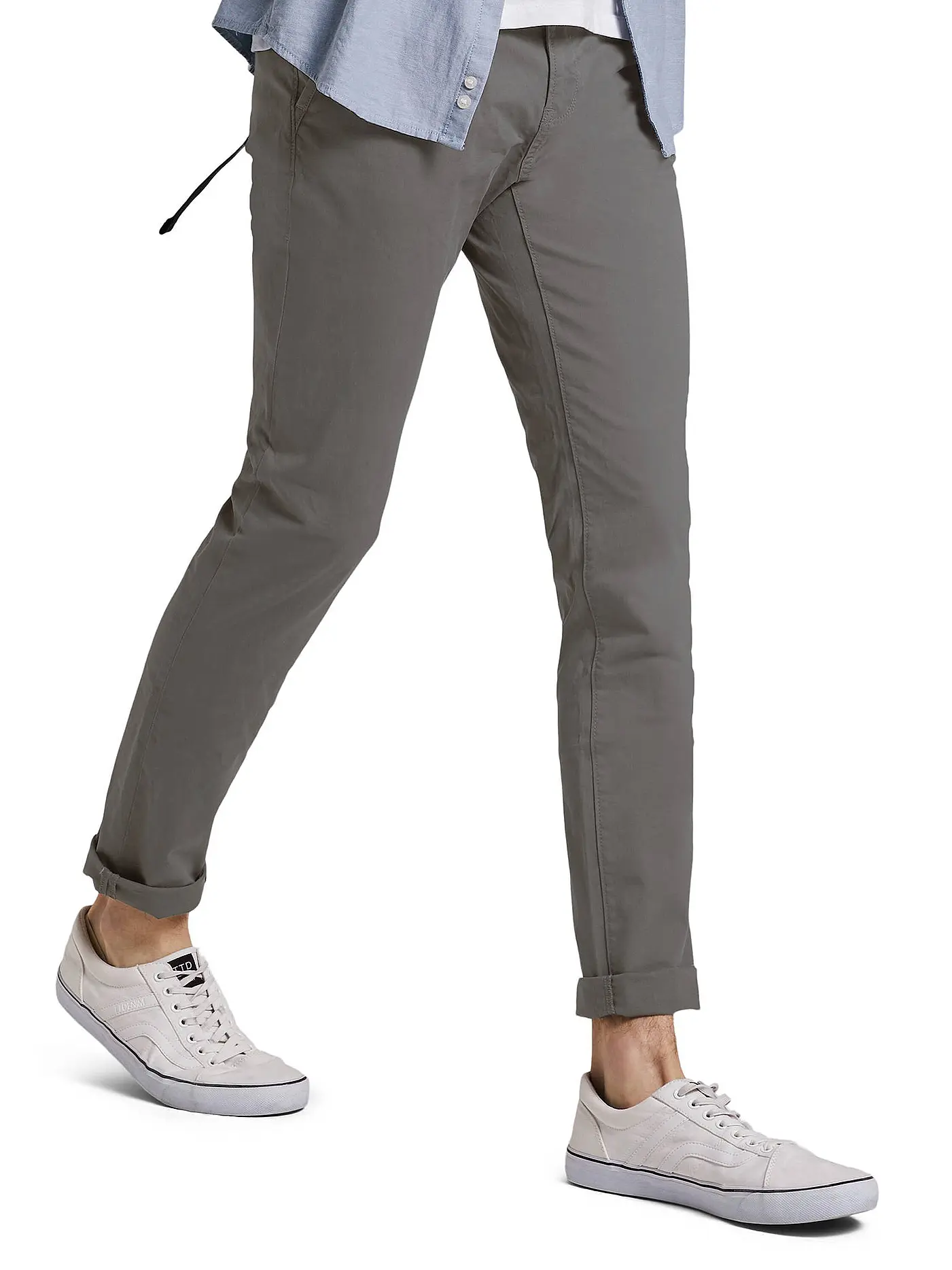 TOM TAILOR DENIM | Chino Slim Fit | grau