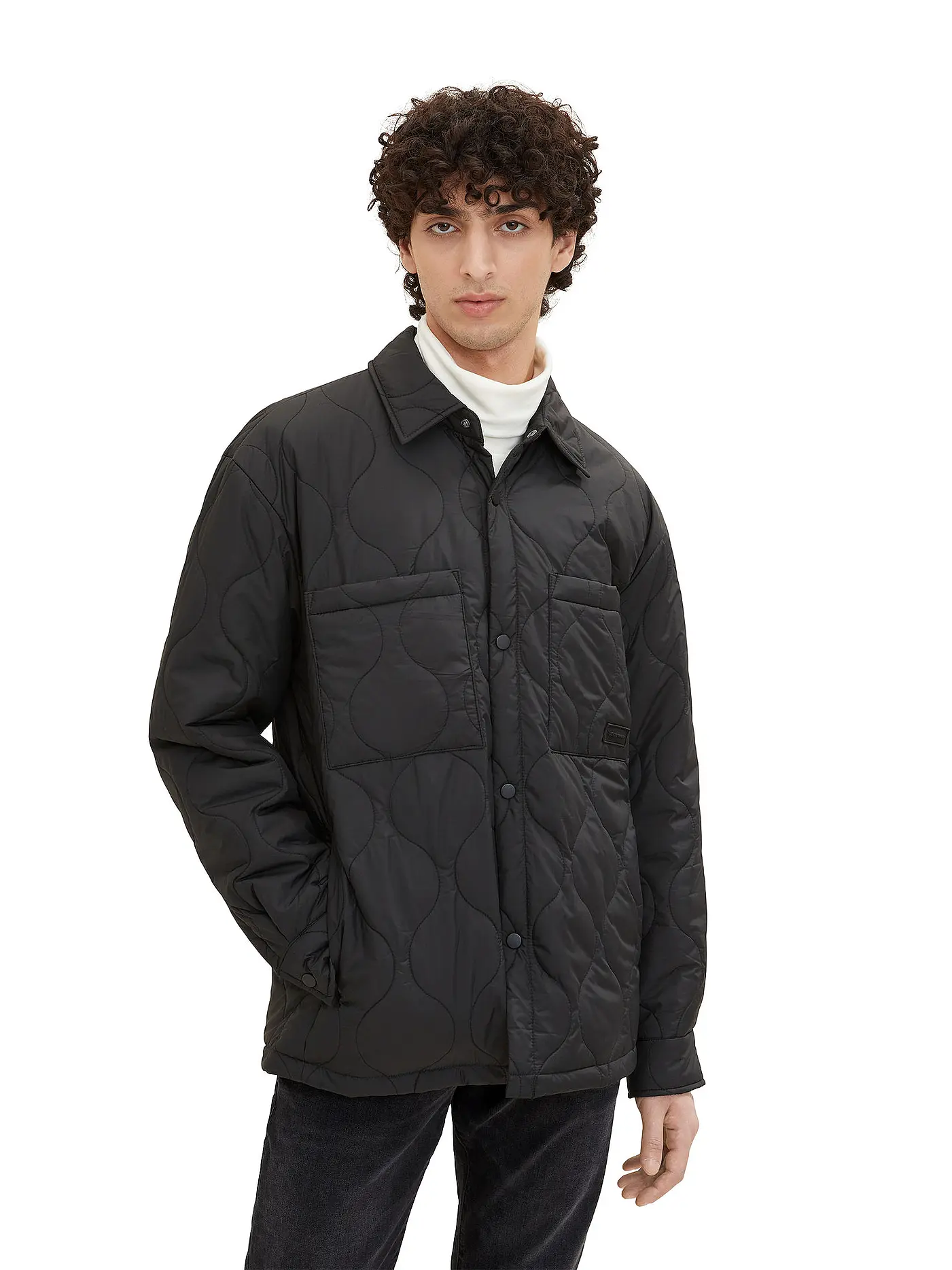TOM TAILOR DENIM | Jacke - Overshirt | schwarz