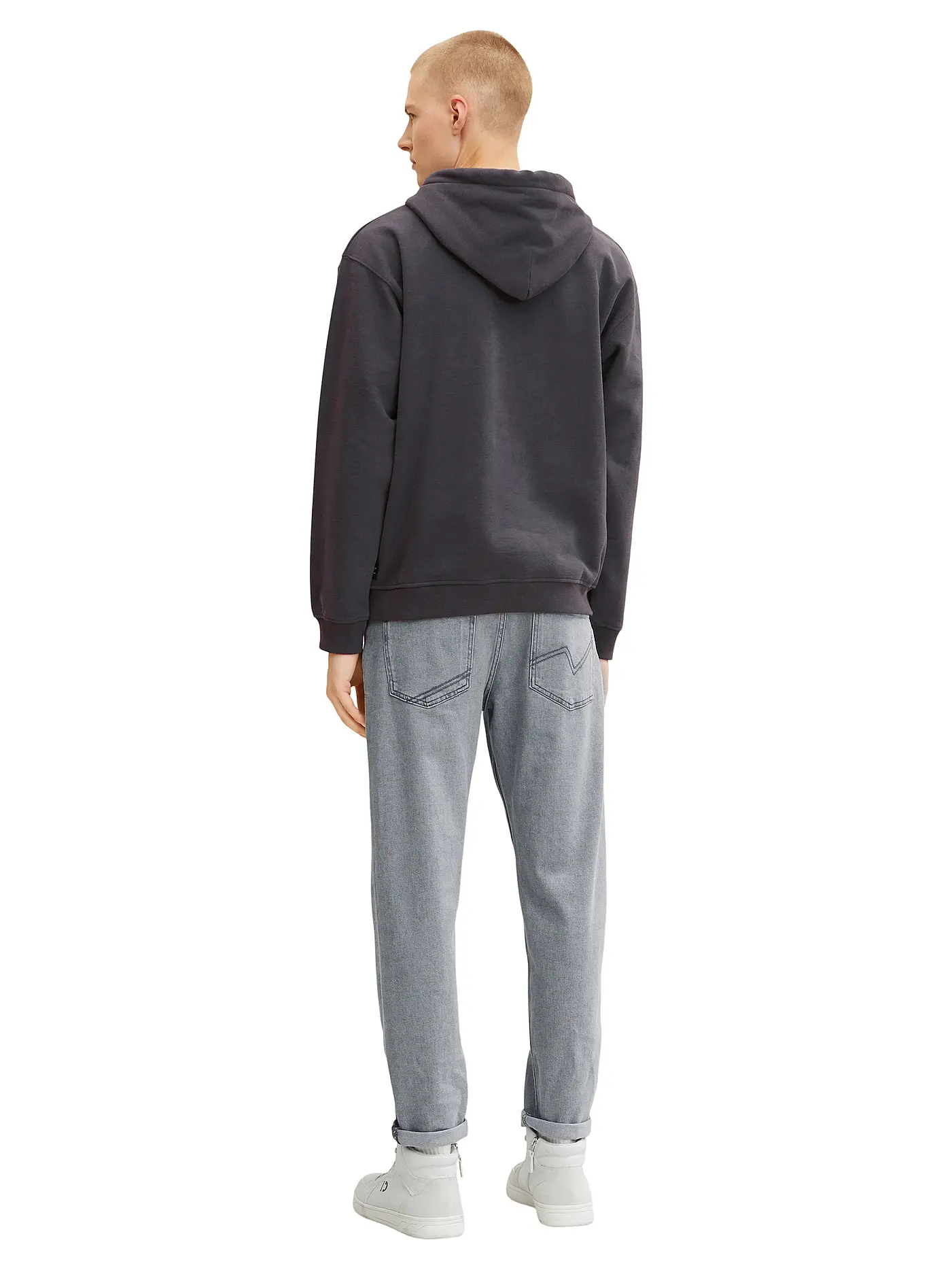 TOM TAILOR DENIM | Kapuzenpullover - Hoodie | grau