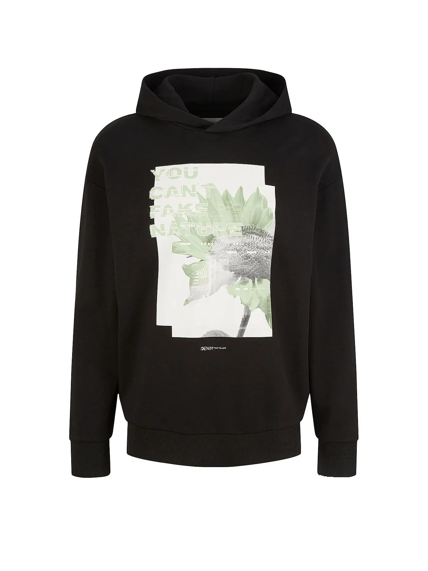 TOM TAILOR DENIM | Kapuzensweater - Hoodie | schwarz
