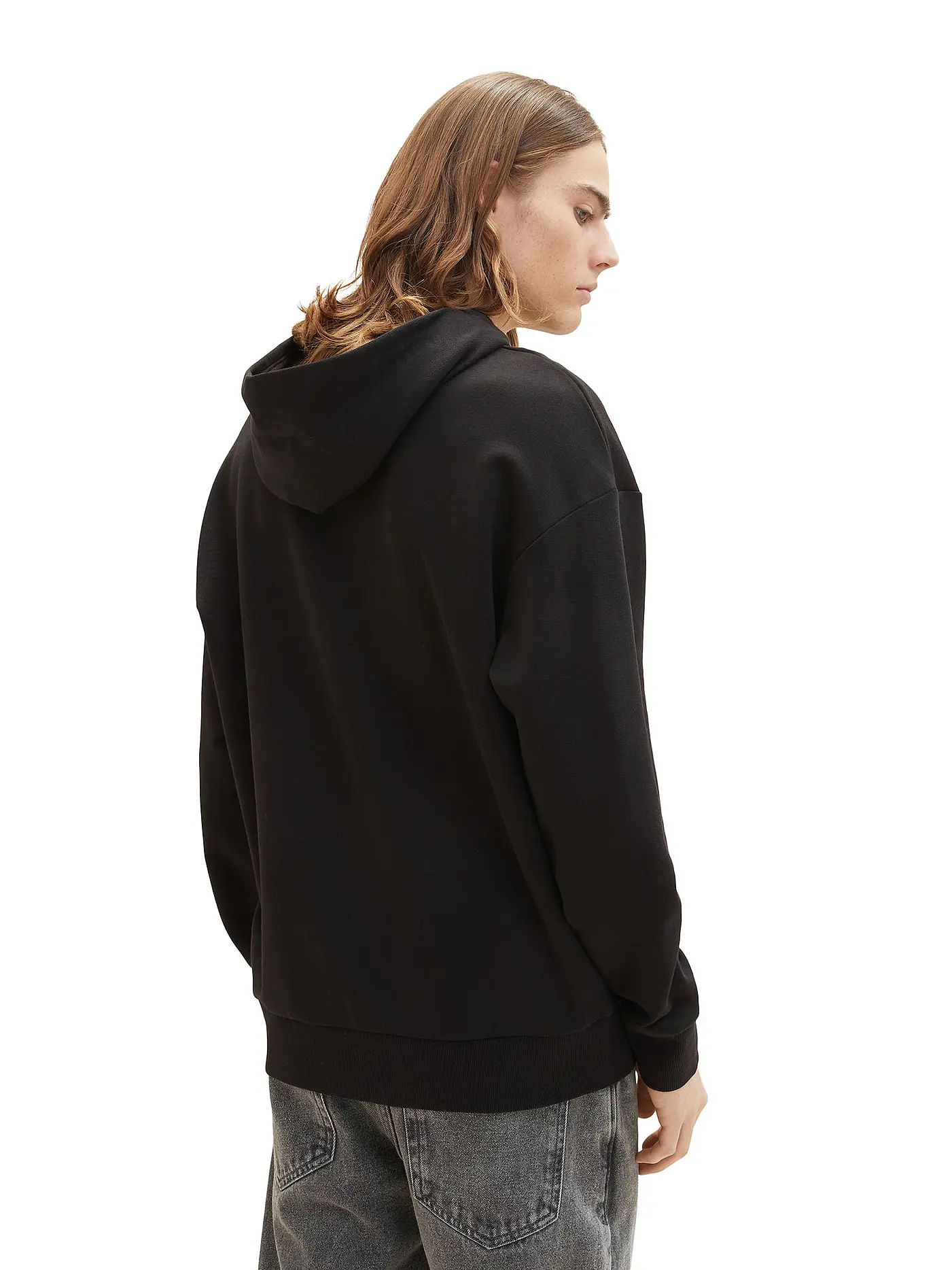 TOM TAILOR DENIM | Kapuzensweater - Hoodie | schwarz