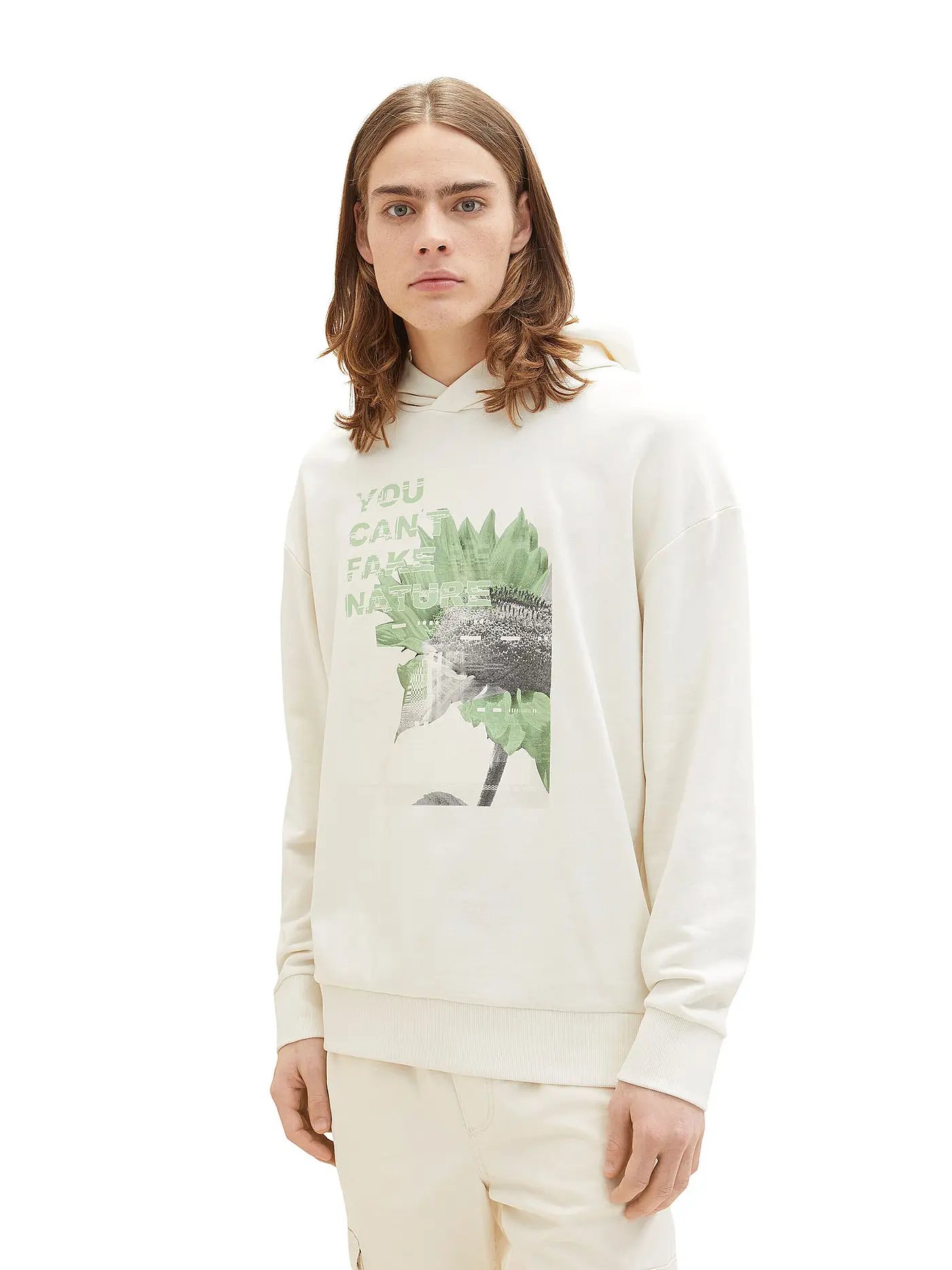 TOM TAILOR DENIM | Kapuzensweater - Hoodie | creme