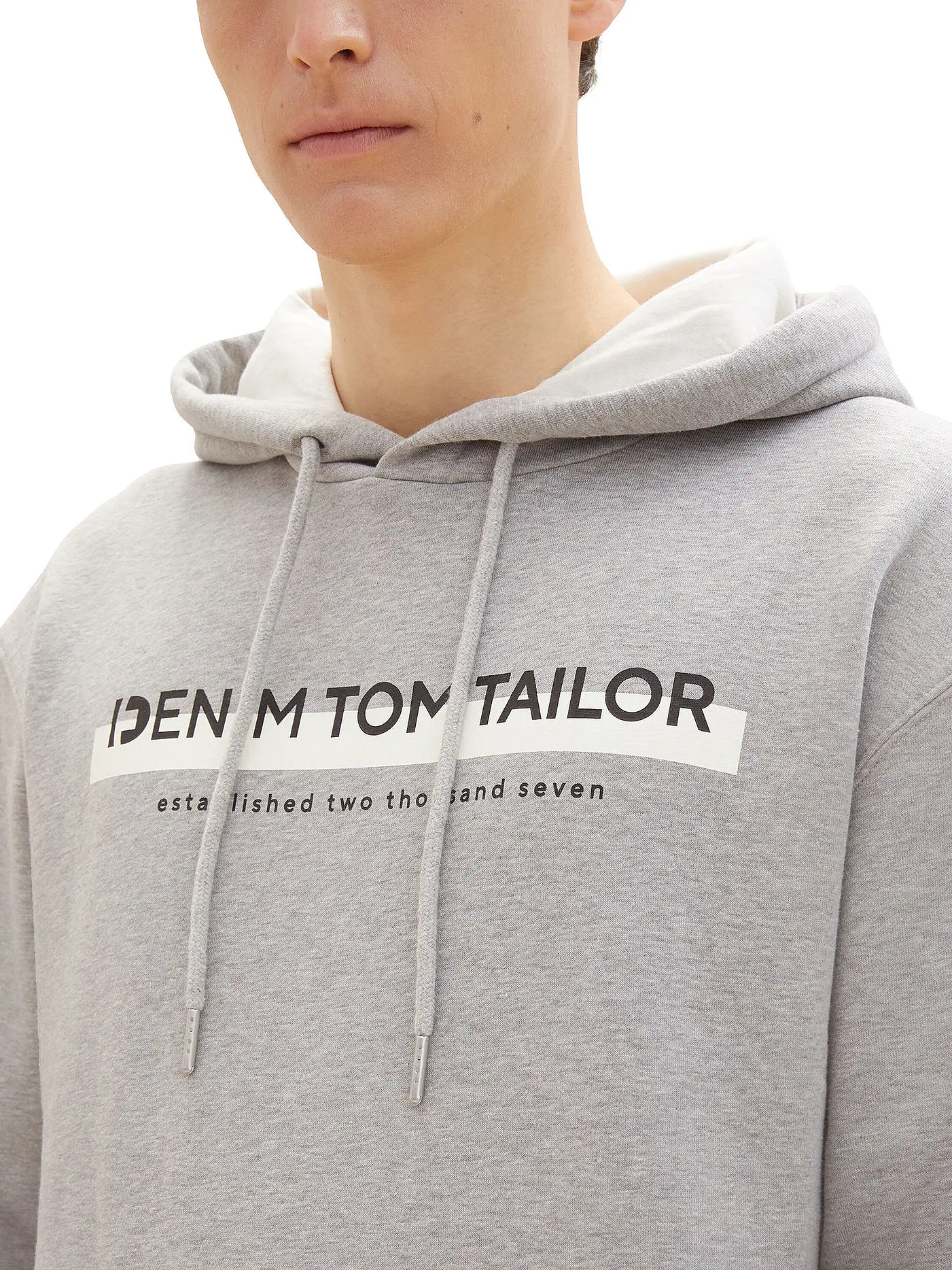 TOM TAILOR DENIM | Kapuzensweater - Hoodie | grau