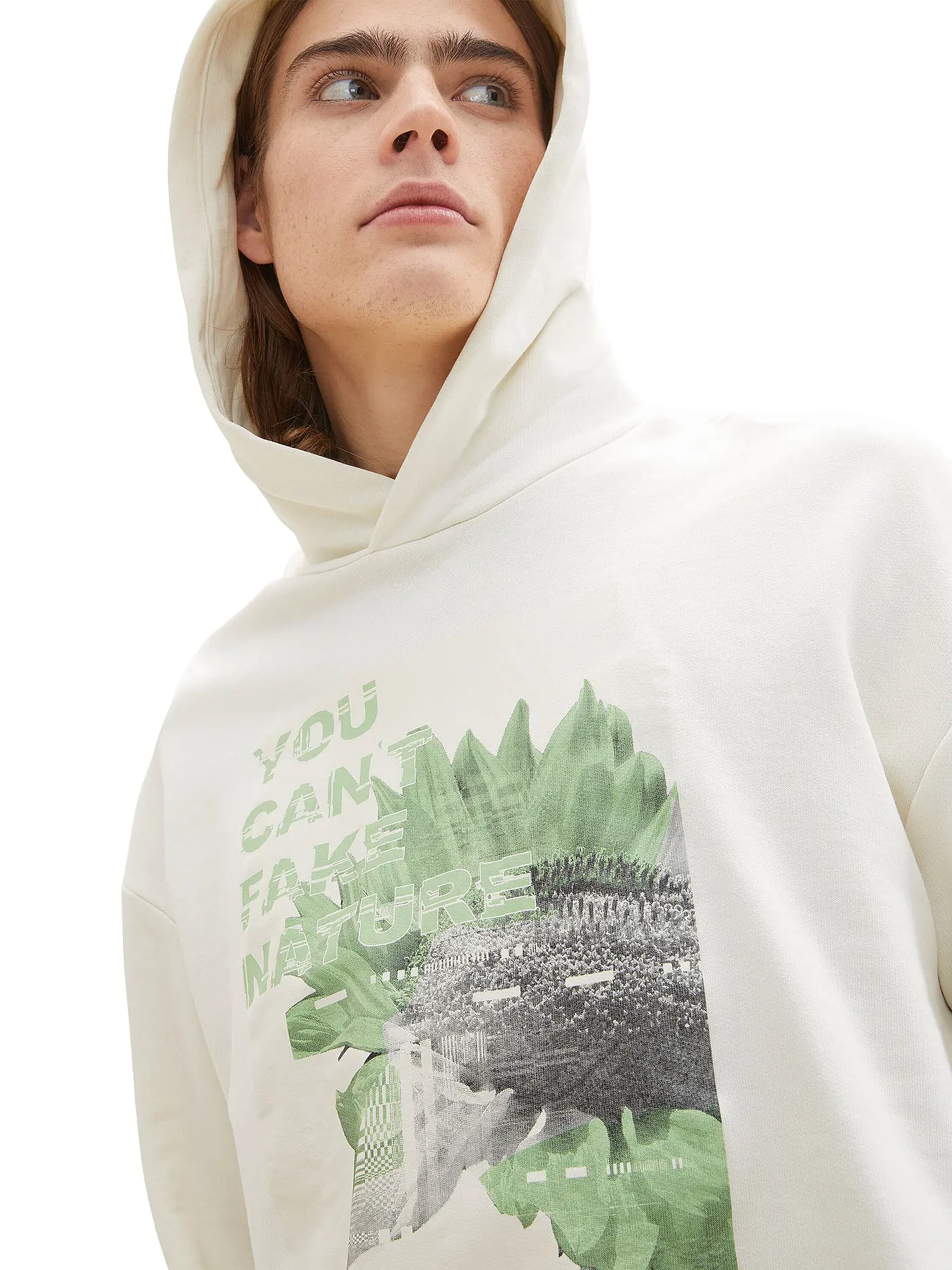 TOM TAILOR DENIM | Kapuzensweater - Hoodie | creme