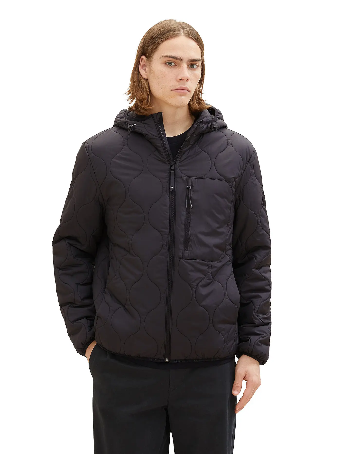 TOM TAILOR DENIM | Leichtsteppjacke | schwarz