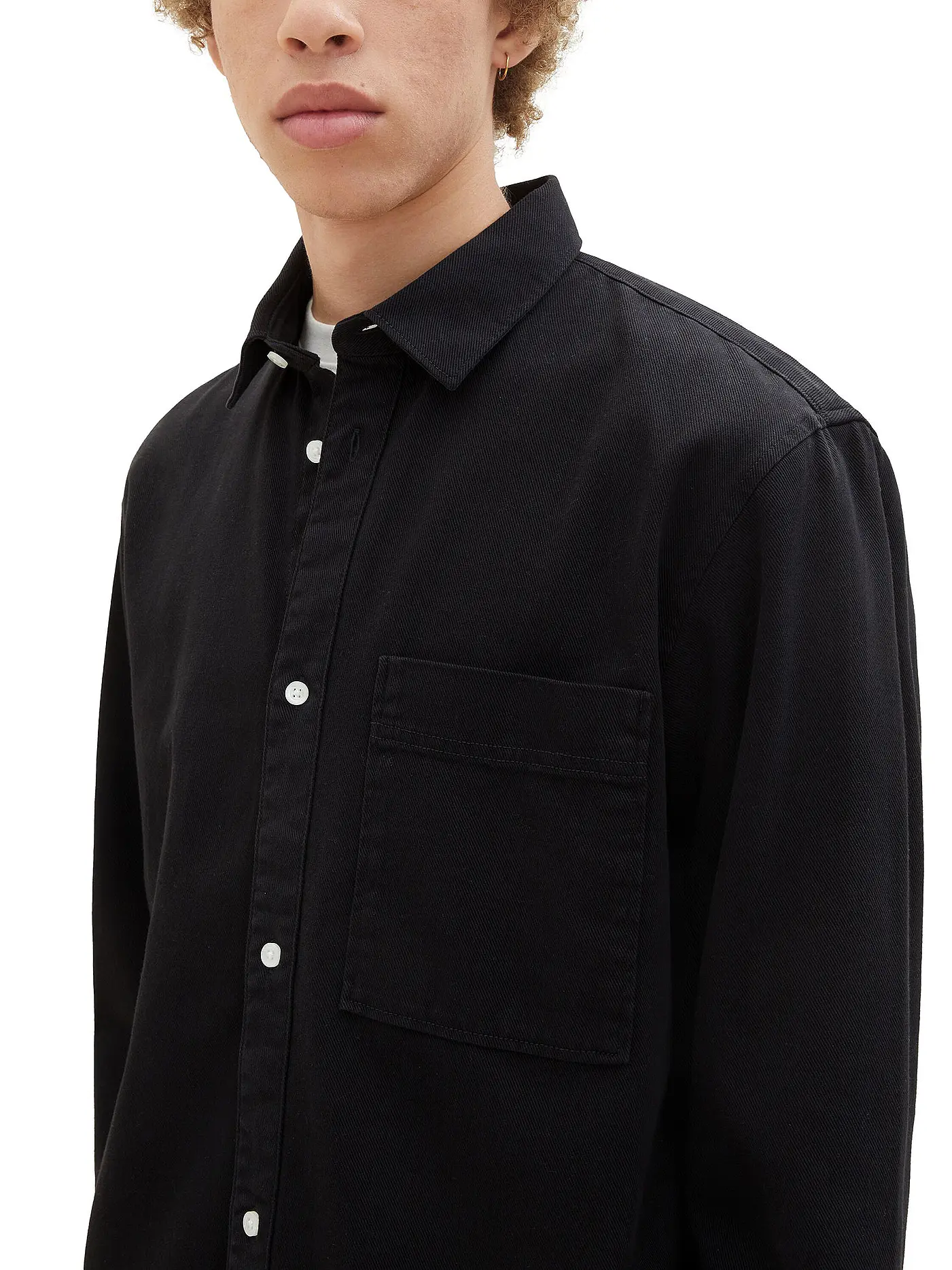 TOM TAILOR DENIM | Overshirt | schwarz