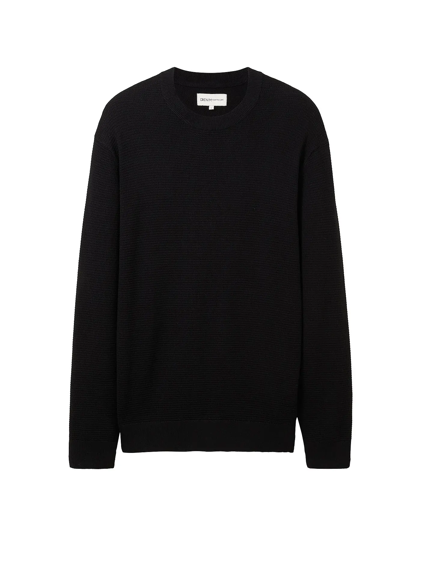 TOM TAILOR DENIM | Pullover | schwarz