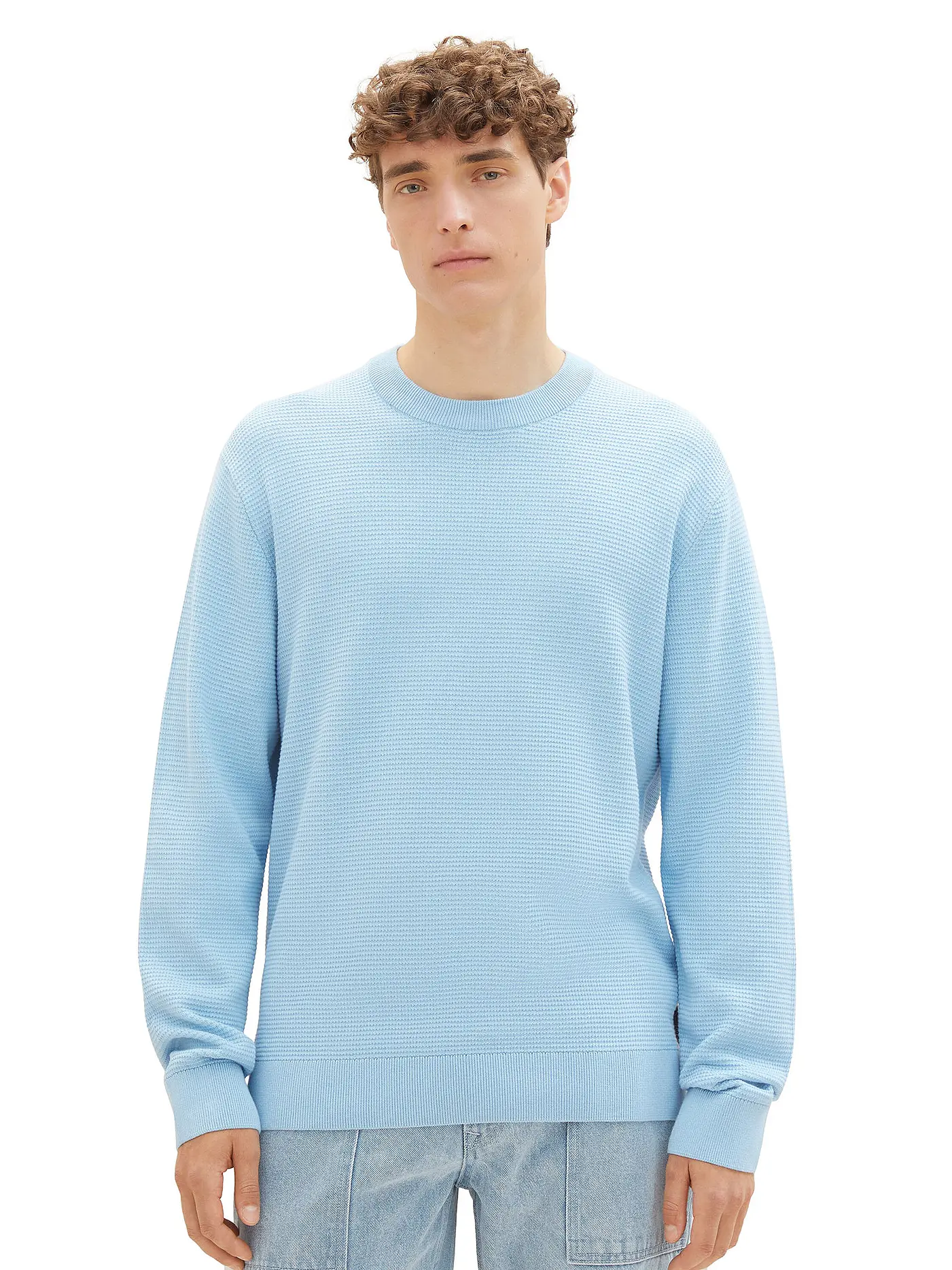 TOM TAILOR DENIM | Pullover | hellblau