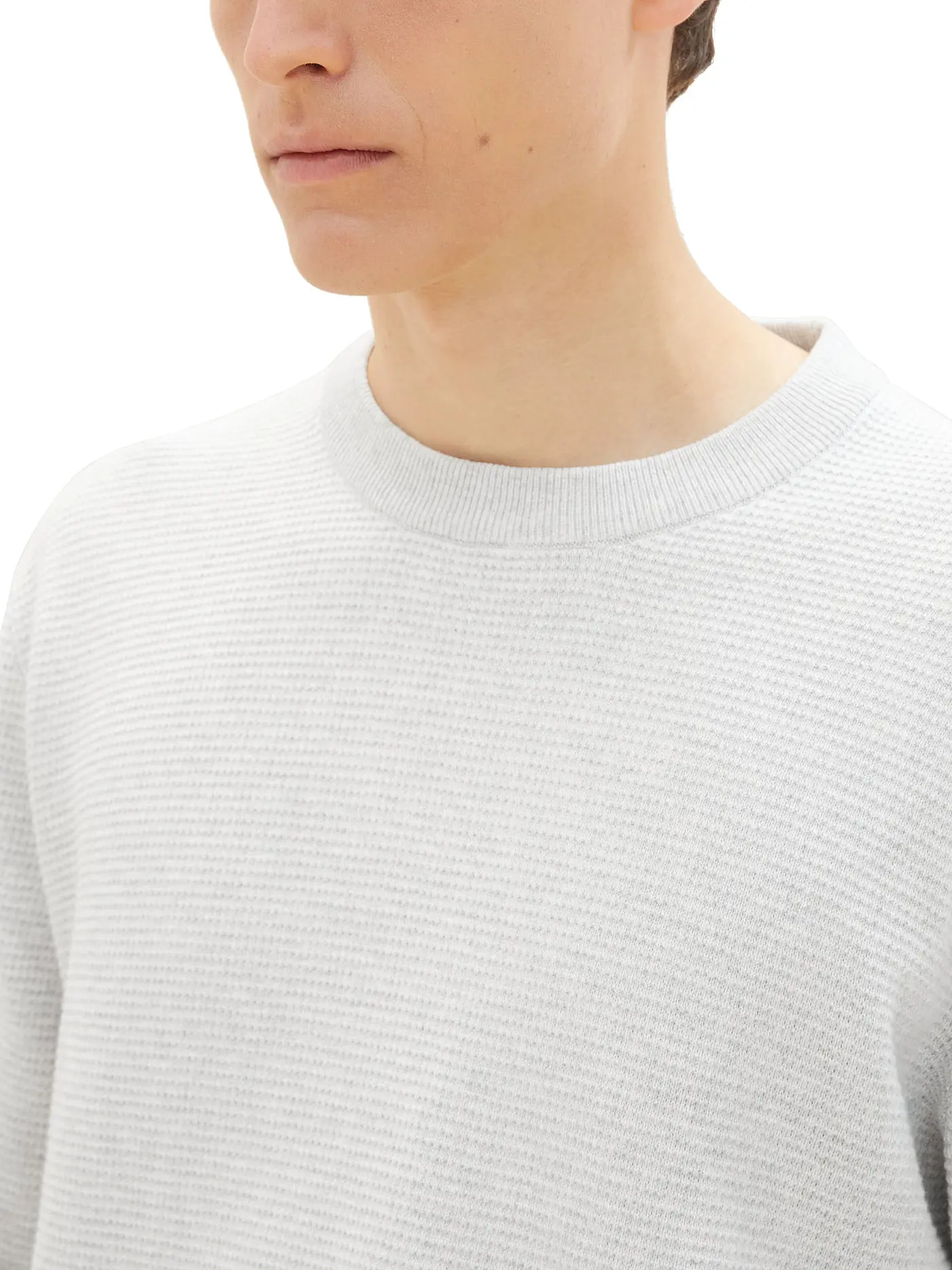 TOM TAILOR DENIM | Pullover | hellgrau