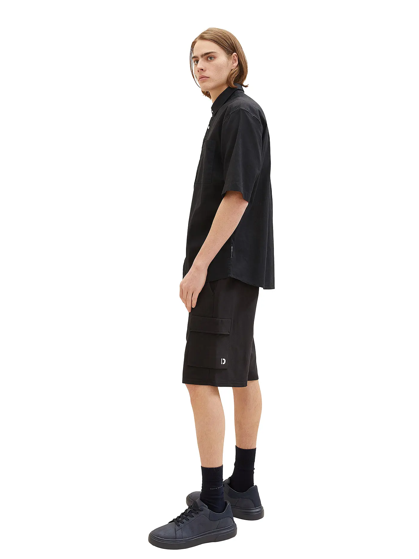 TOM TAILOR DENIM | Shorts | schwarz