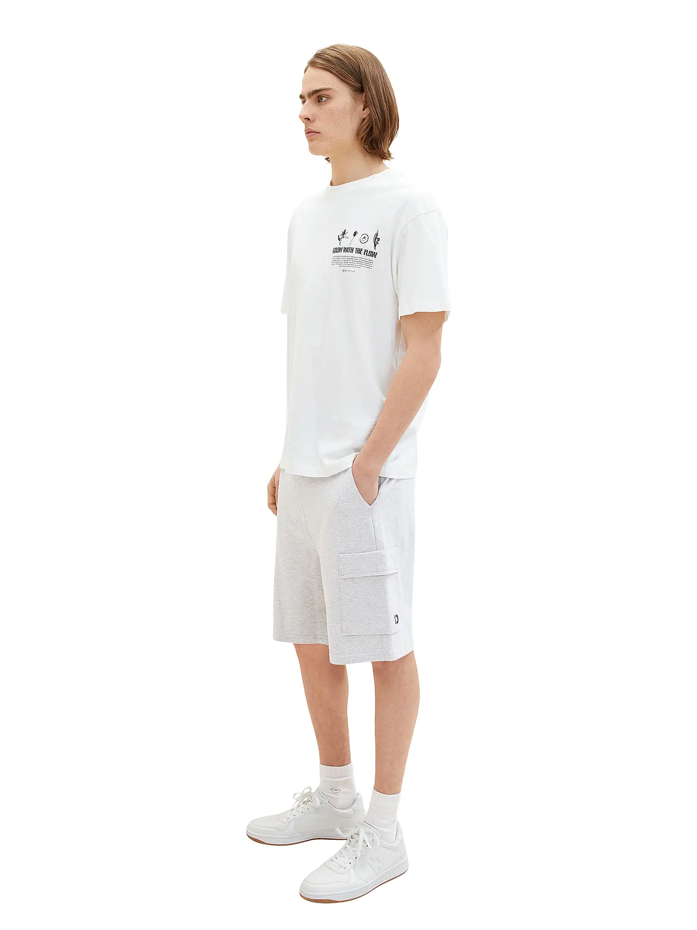 TOM TAILOR DENIM | Shorts | grau