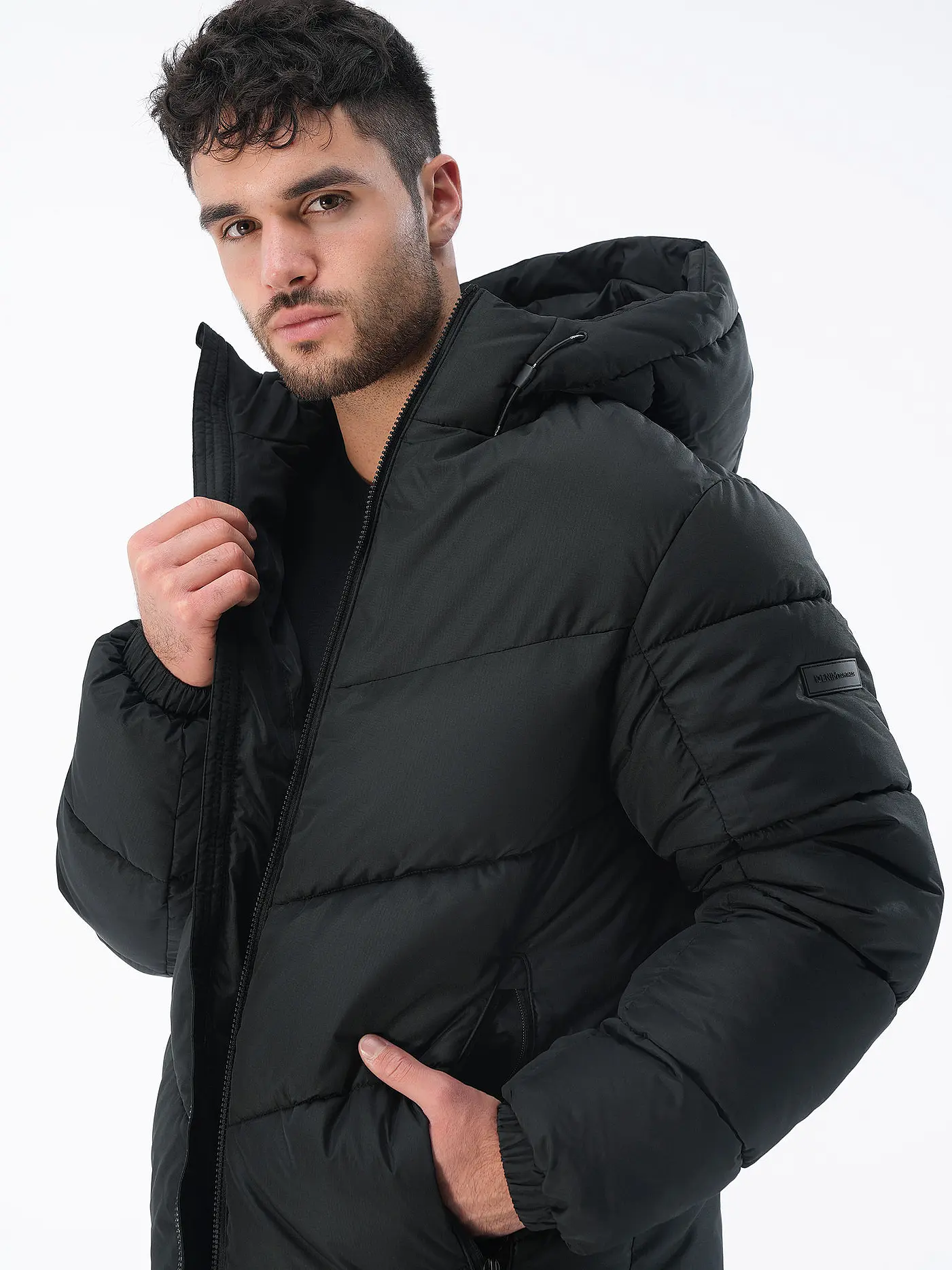 TOM TAILOR DENIM | Steppjacke | schwarz