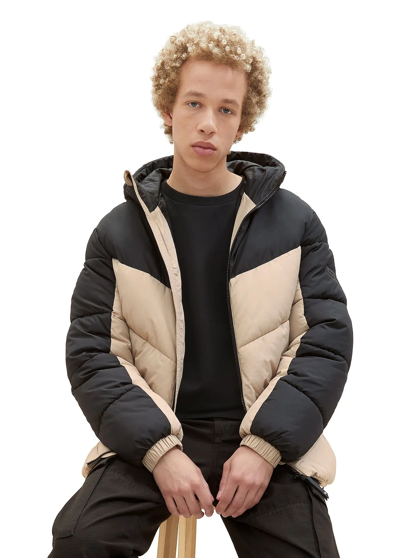 TOM TAILOR DENIM | Steppjacke | schwarz