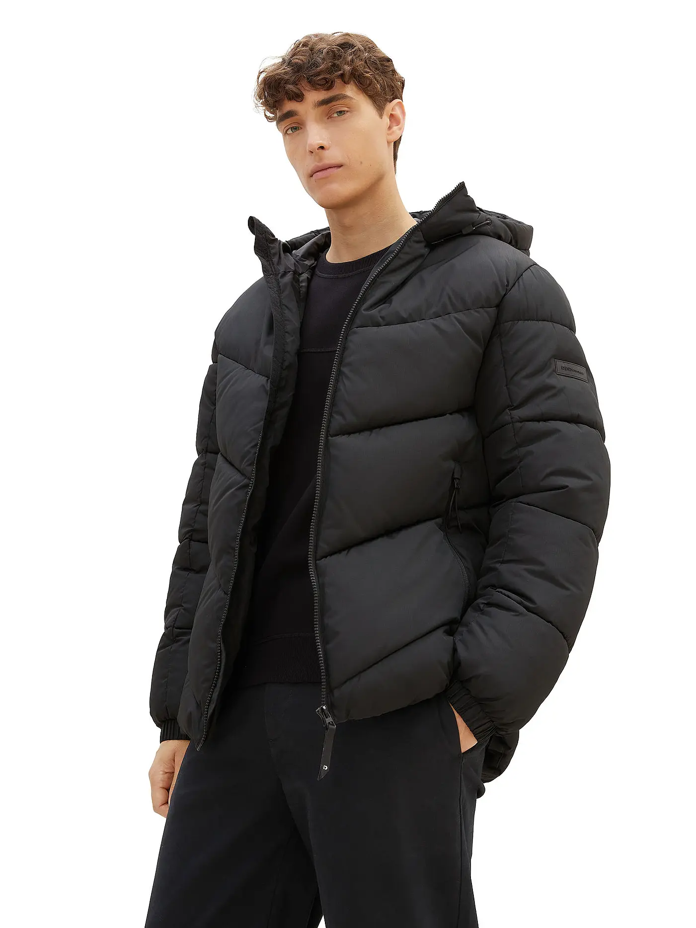 TOM TAILOR DENIM | Steppjacke | schwarz