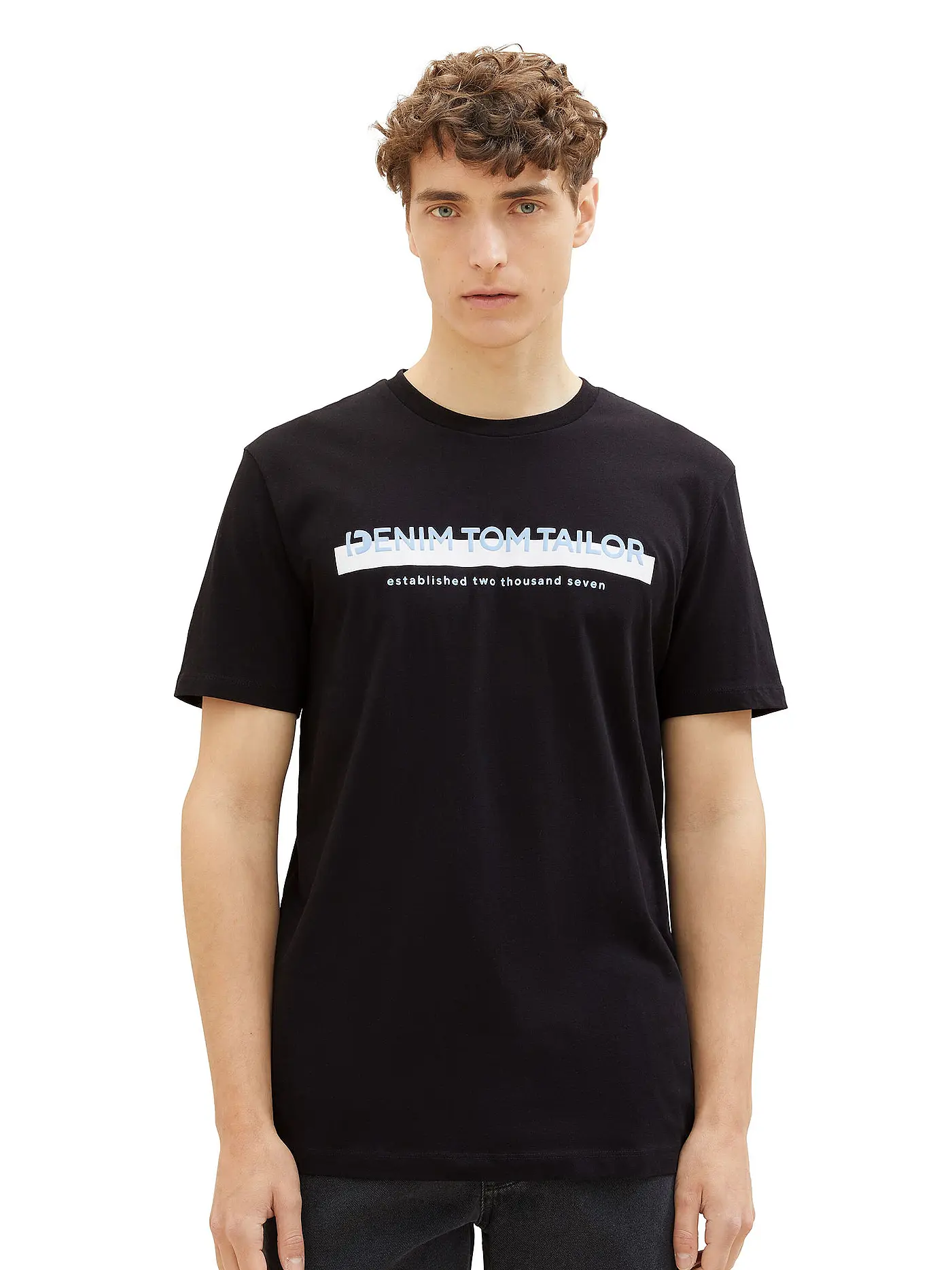 TOM TAILOR DENIM | T-Shirt | schwarz